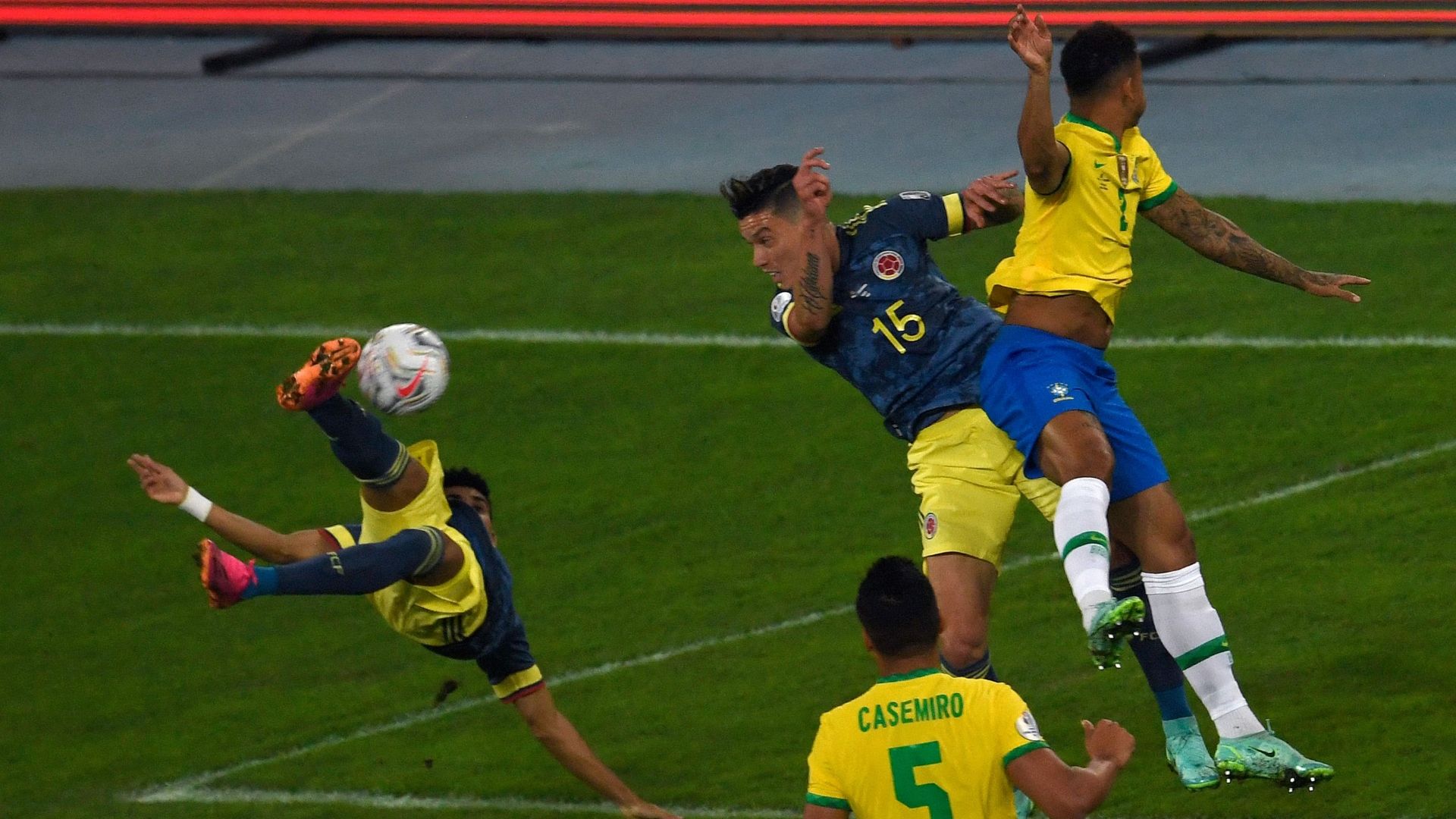 230621 Brasil Colombia Gol Luis Díaz