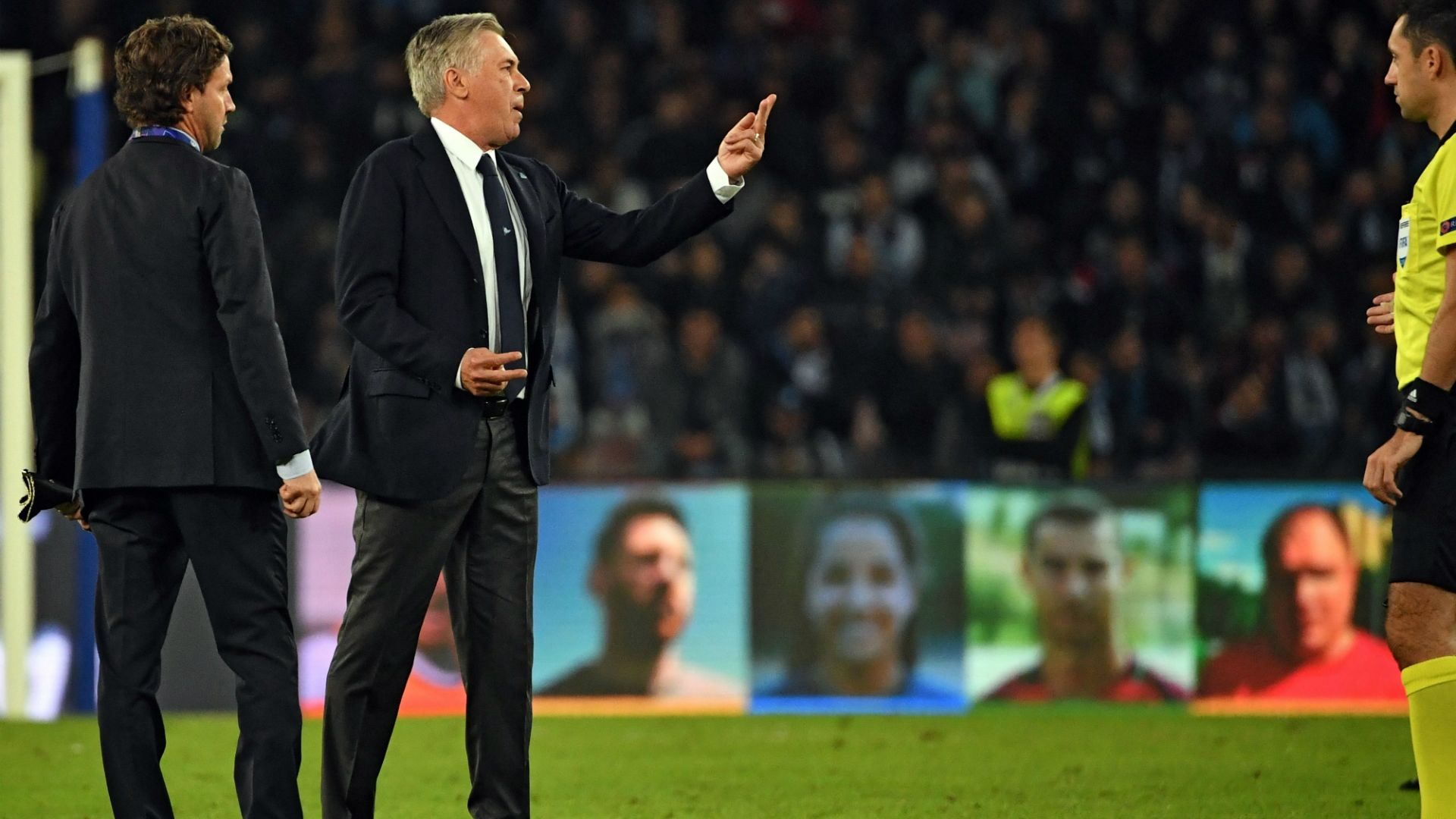 Carlo Ancelotti Napoli PSG Champions League