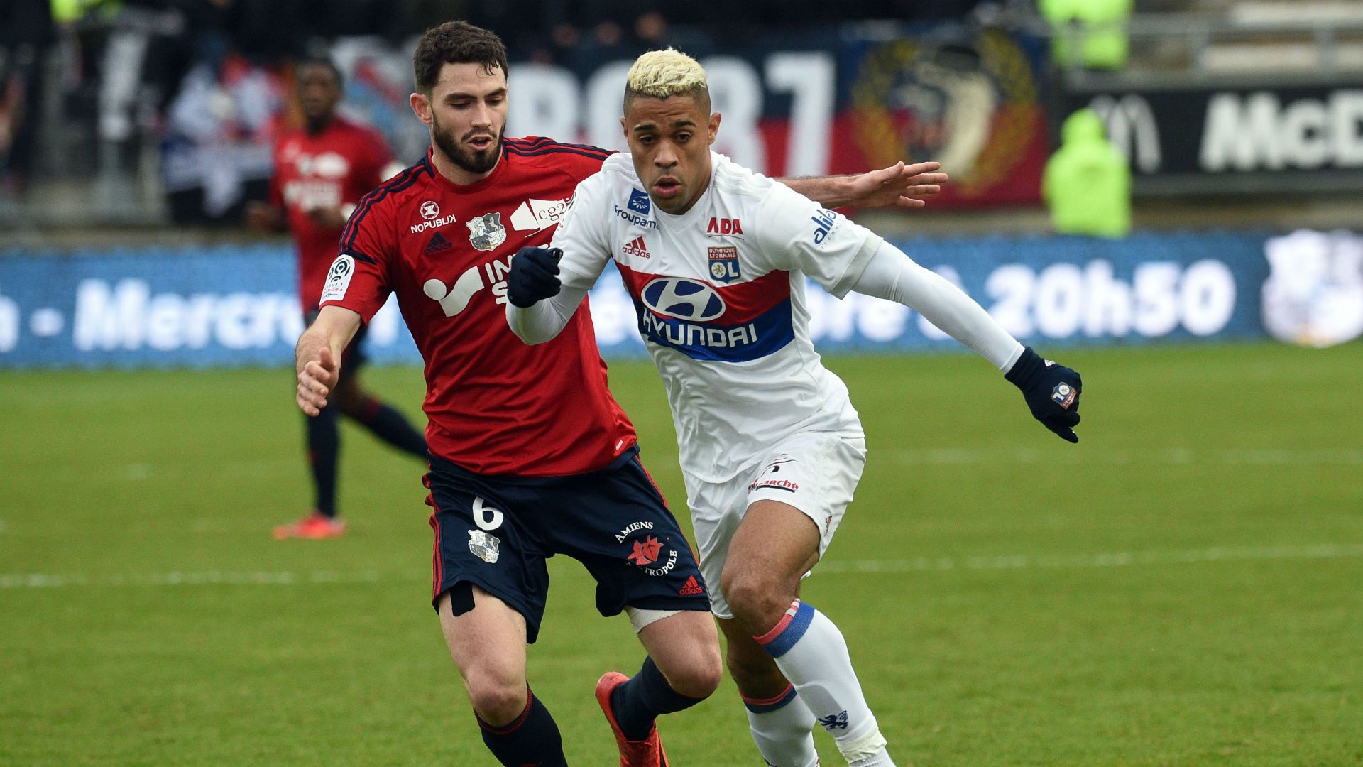 Brighton Lebeau Houssem Aouar Amiens Lyon Ligue 1 10122017