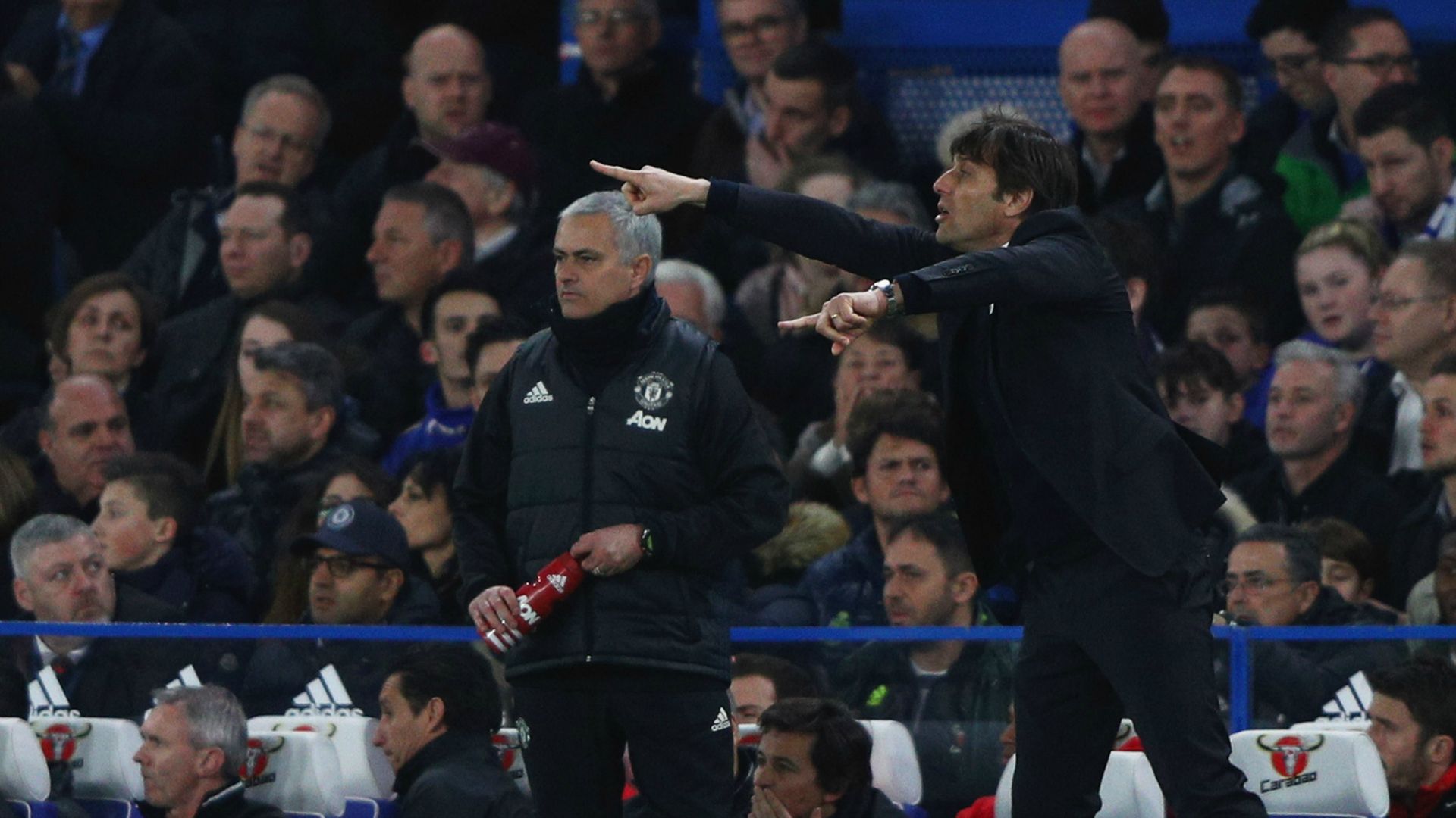 Antonio Conte and Jose Mourinho