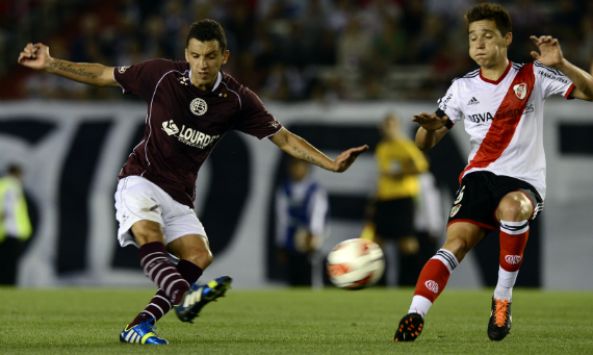 Jorge Ortiz Lanus River Copa Sudamericana 2013