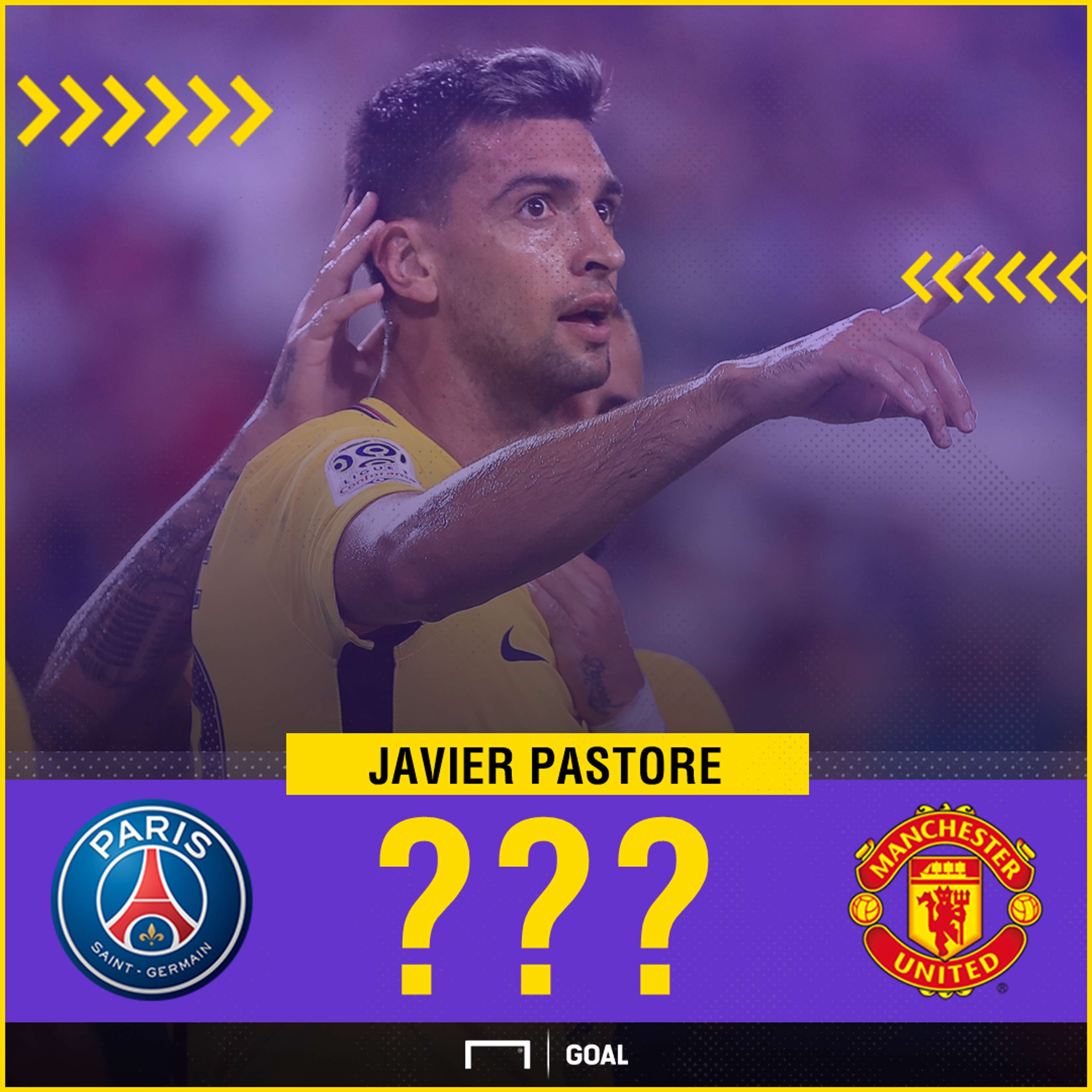 Javier Pastore PSG to Manchester United