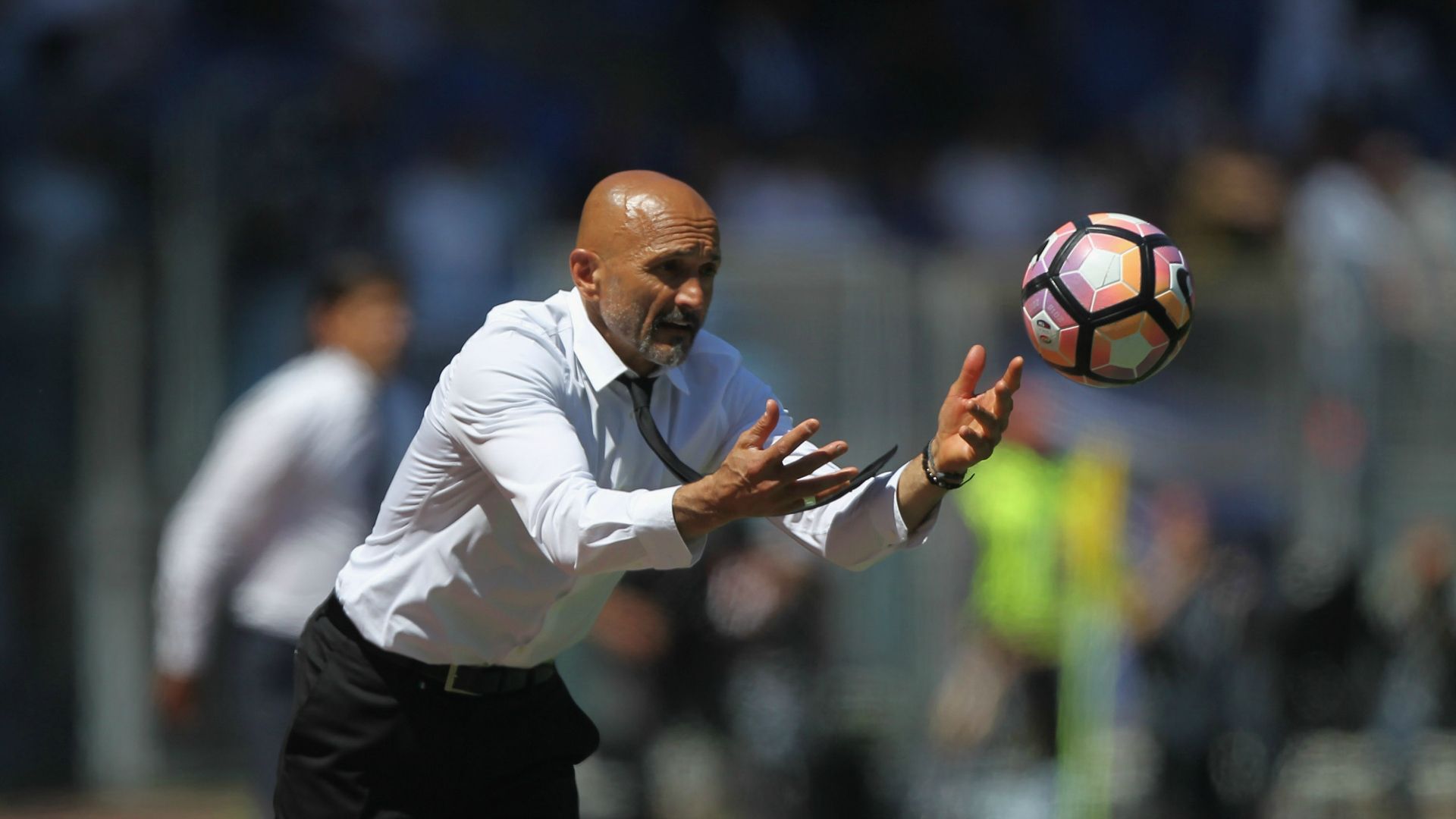 Luciano Spalletti Roma Lazio Serie A 04302017
