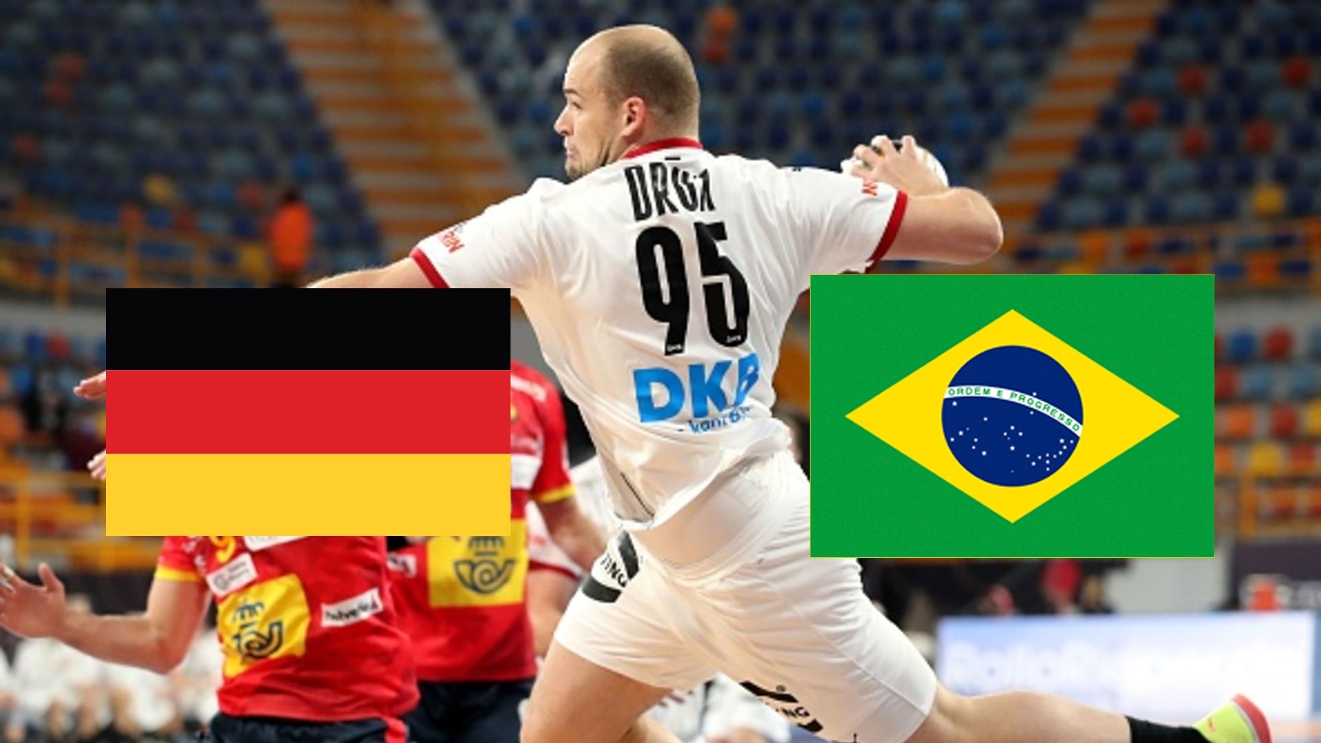 GFX Paul Drux Handball Deutschland Brasilien
