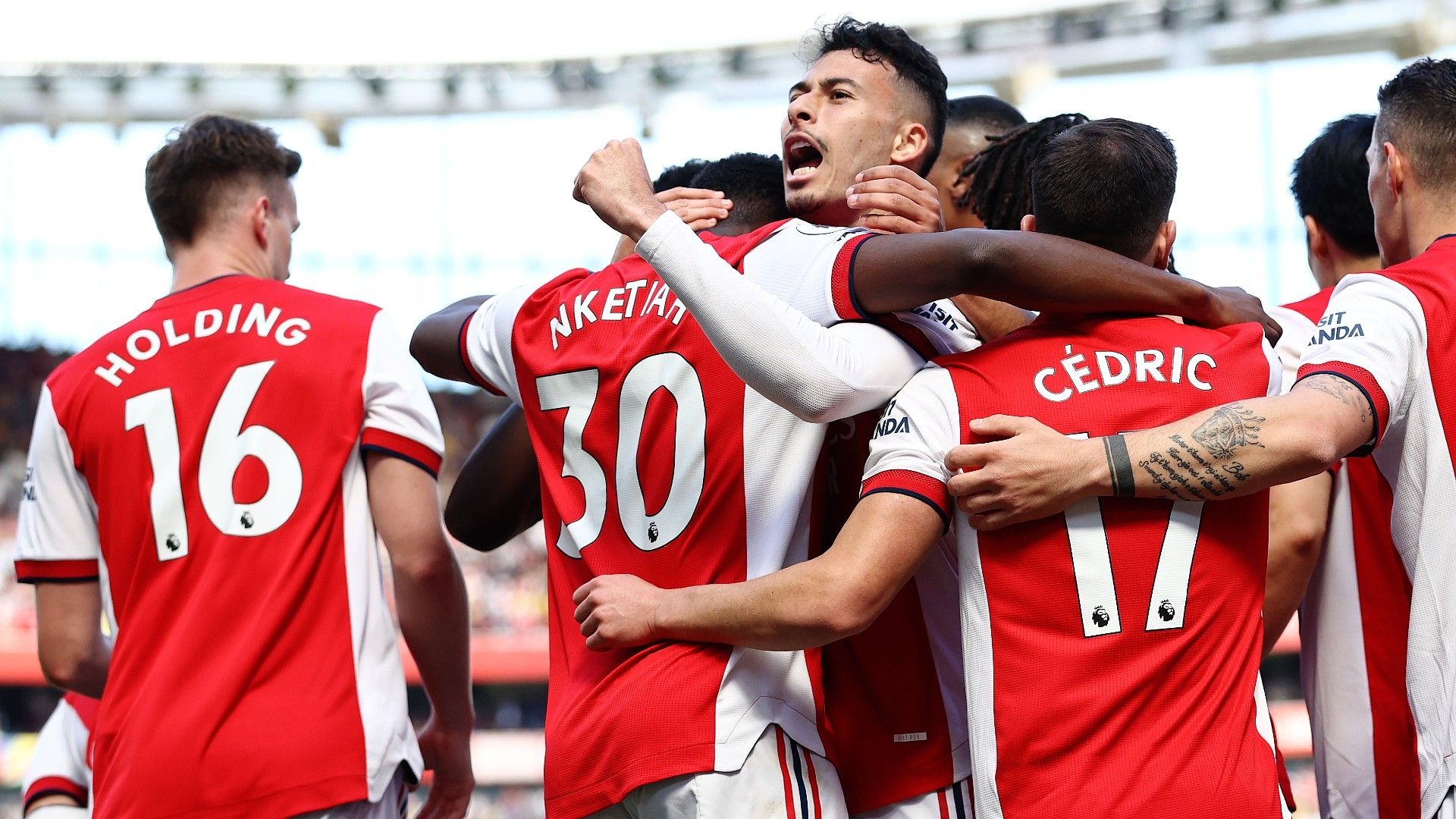 Gabriel Martinelli Arsenal goal 2021-22