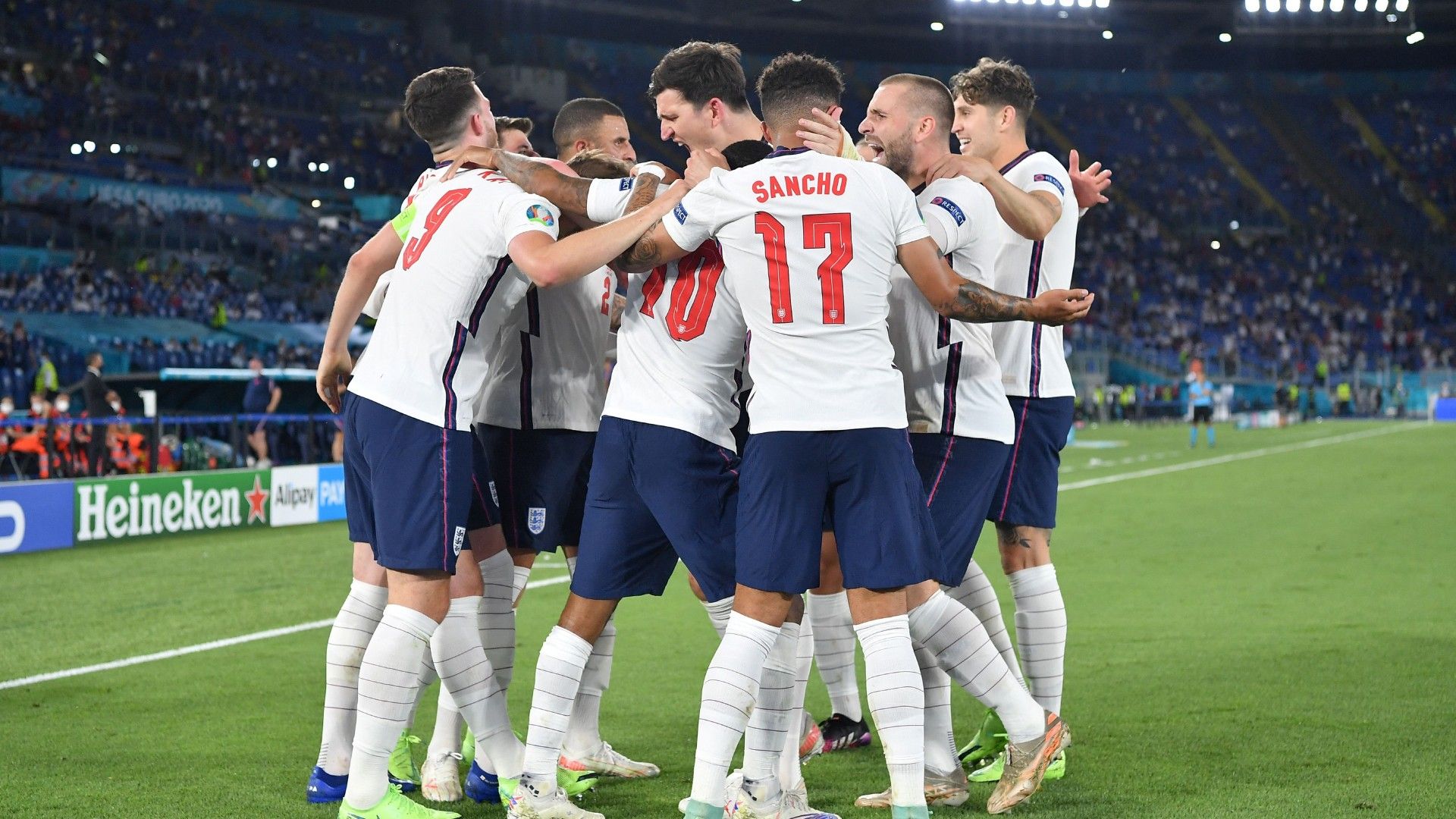 Harry Kane Harry Maguire Ukraine vs England Euro 2020