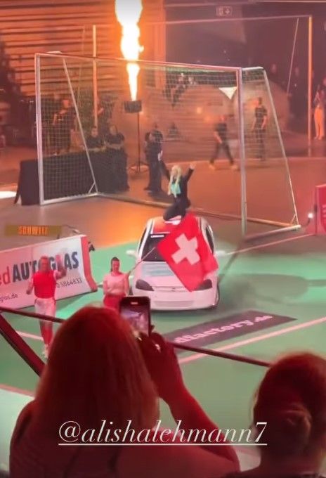 Alisha Lehmann car football 2024