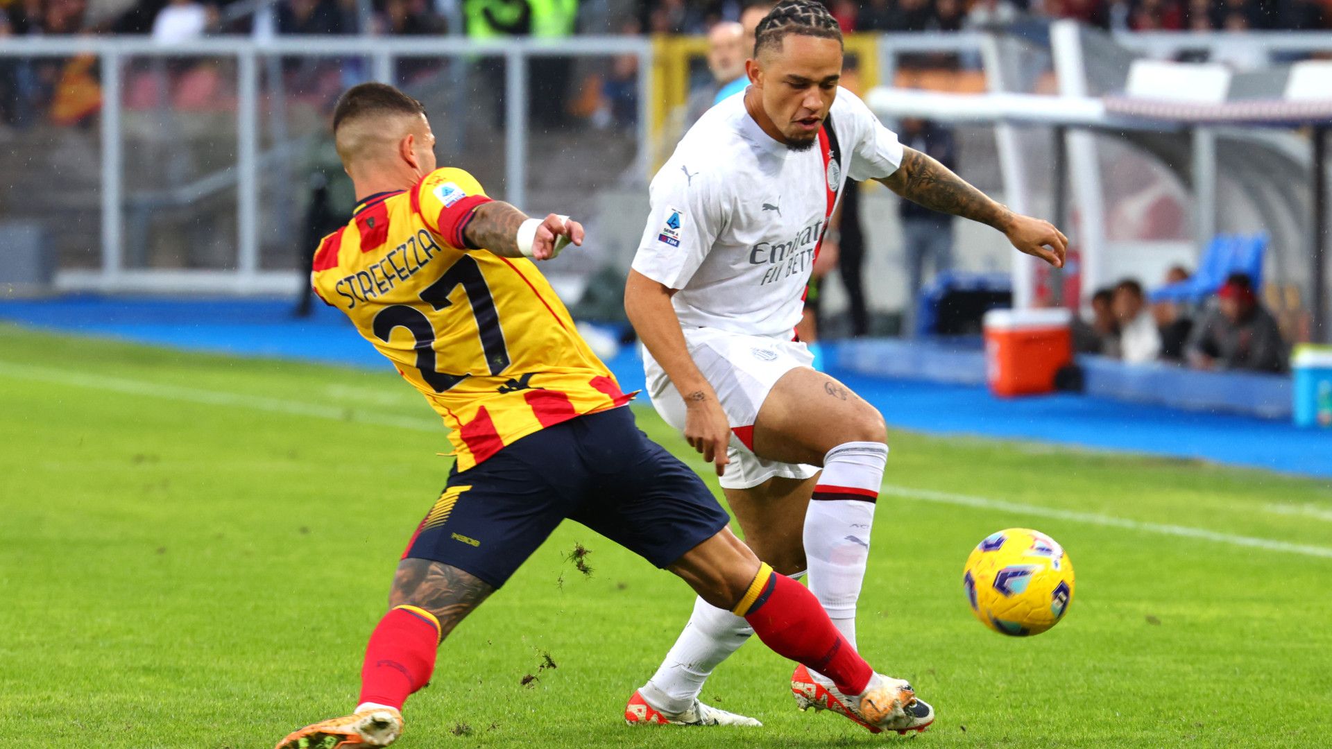 GABRIEL STREFEZZA LECCE NOAH OKAFOR MILAN SERIE A 11112023
