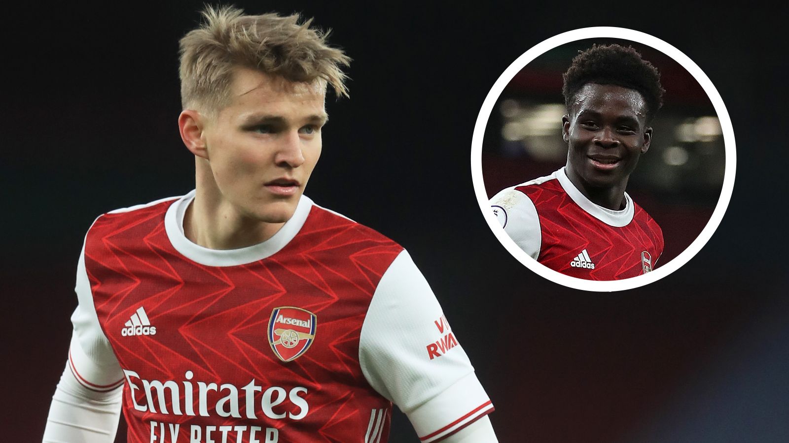 Martin Odegaard Bukayo Saka