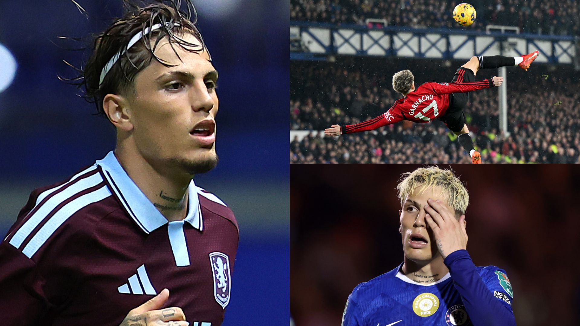 Alejandro Garnacho Aston Villa Manchester United overhead goal Chelsea