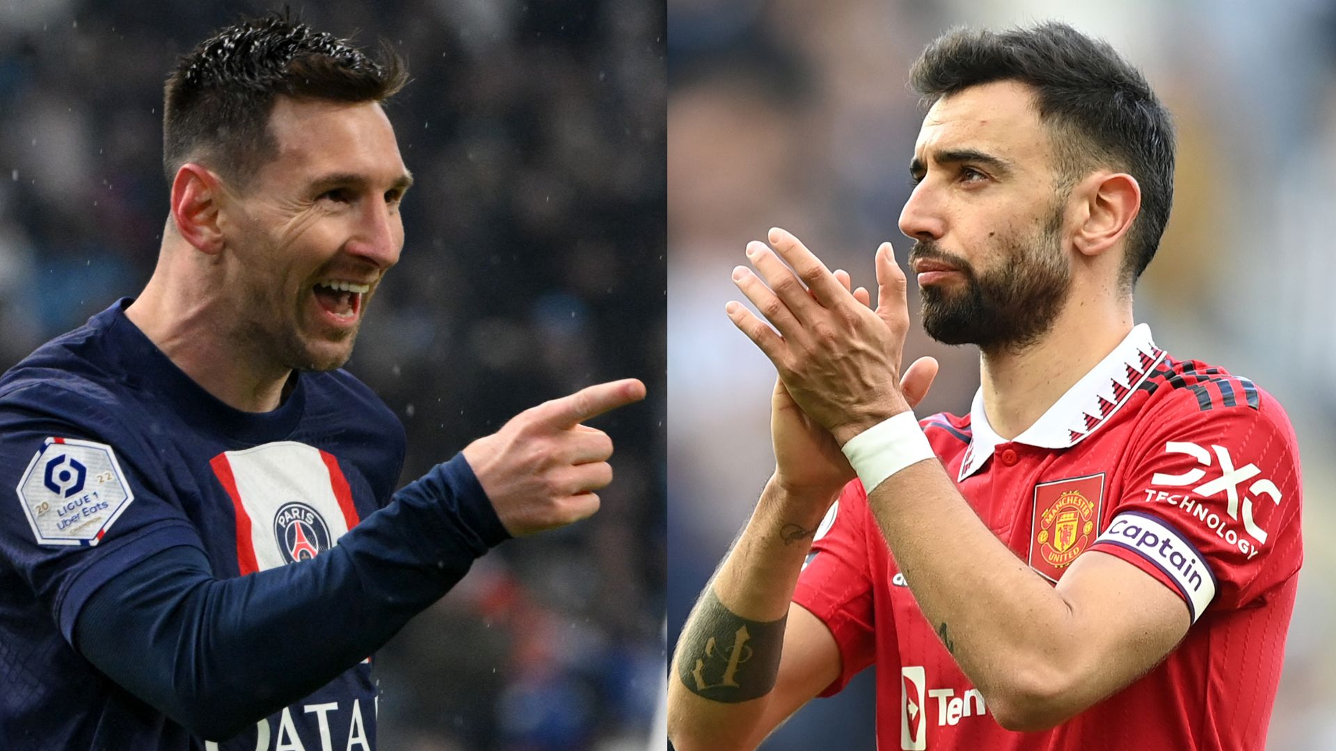 Lionel Messi Bruno Fernandes