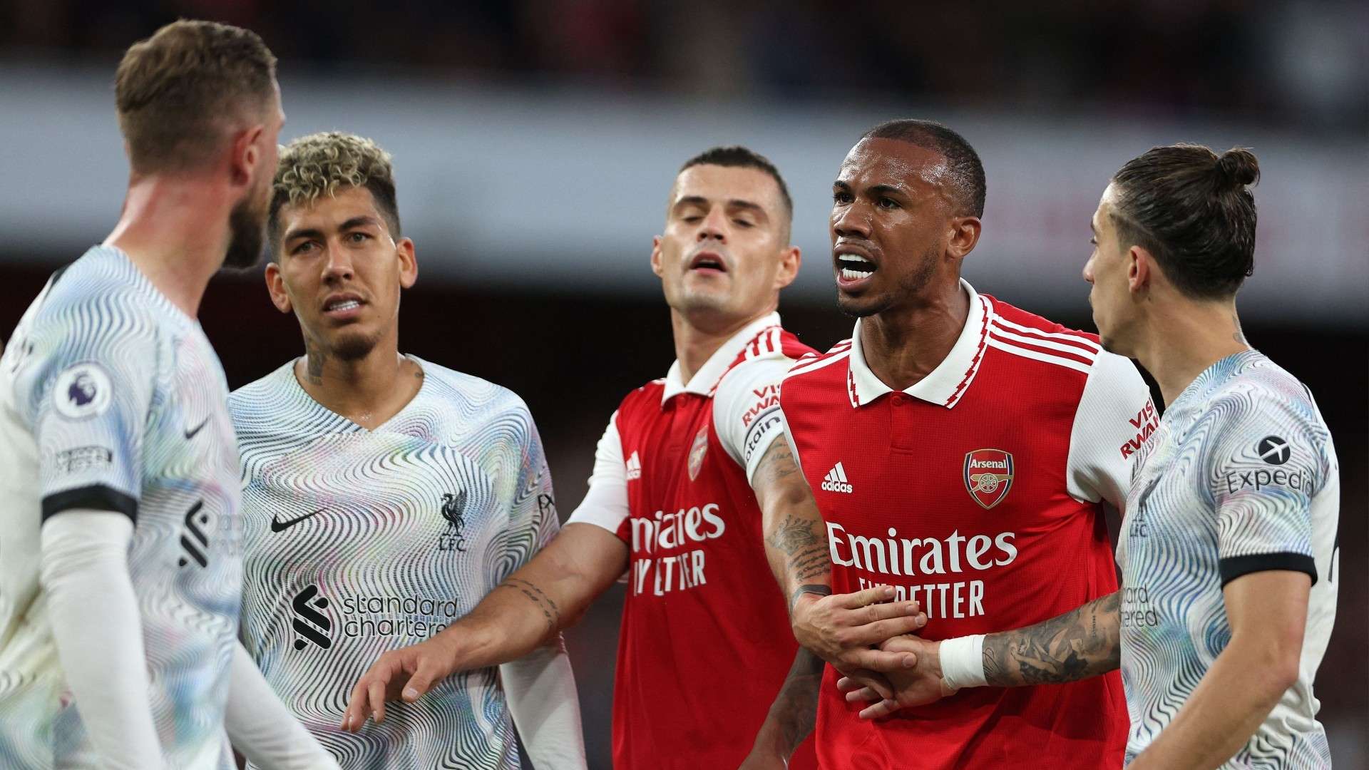 Henderson Gabriel Arsenal Liverpool