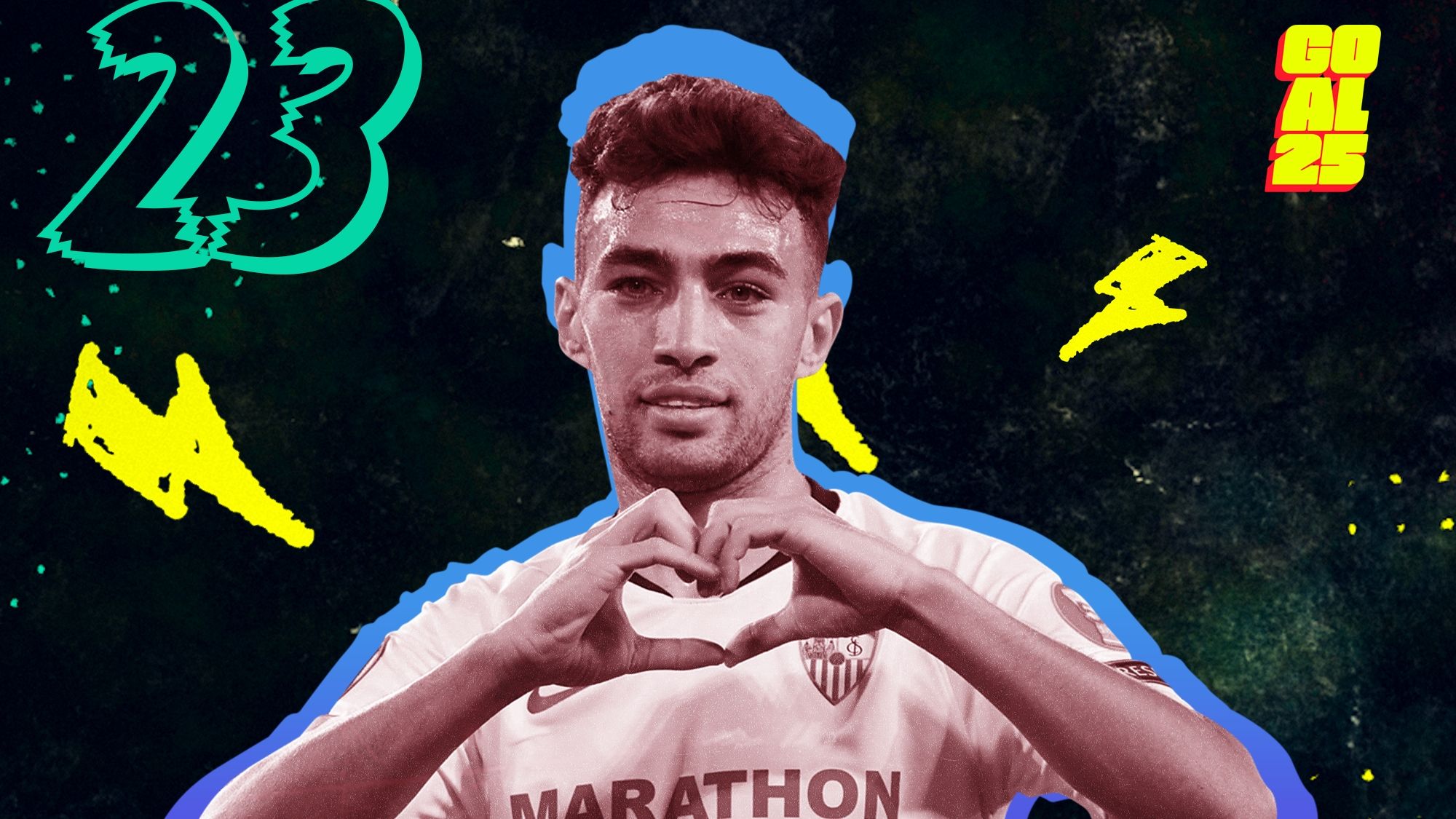Goal 25 2020 23 Munir El-Haddadi Sevilla Morocco
