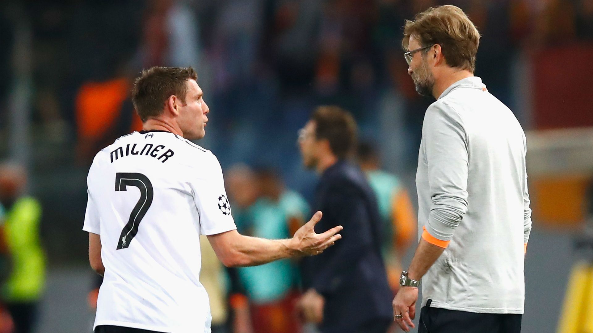 James Milner Jurgen Klopp Liverpool Roma UEFA Champions League