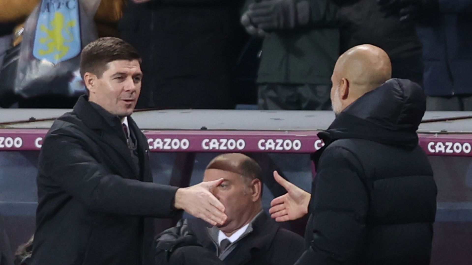 Steven Gerrard Pep Guardiola 2021