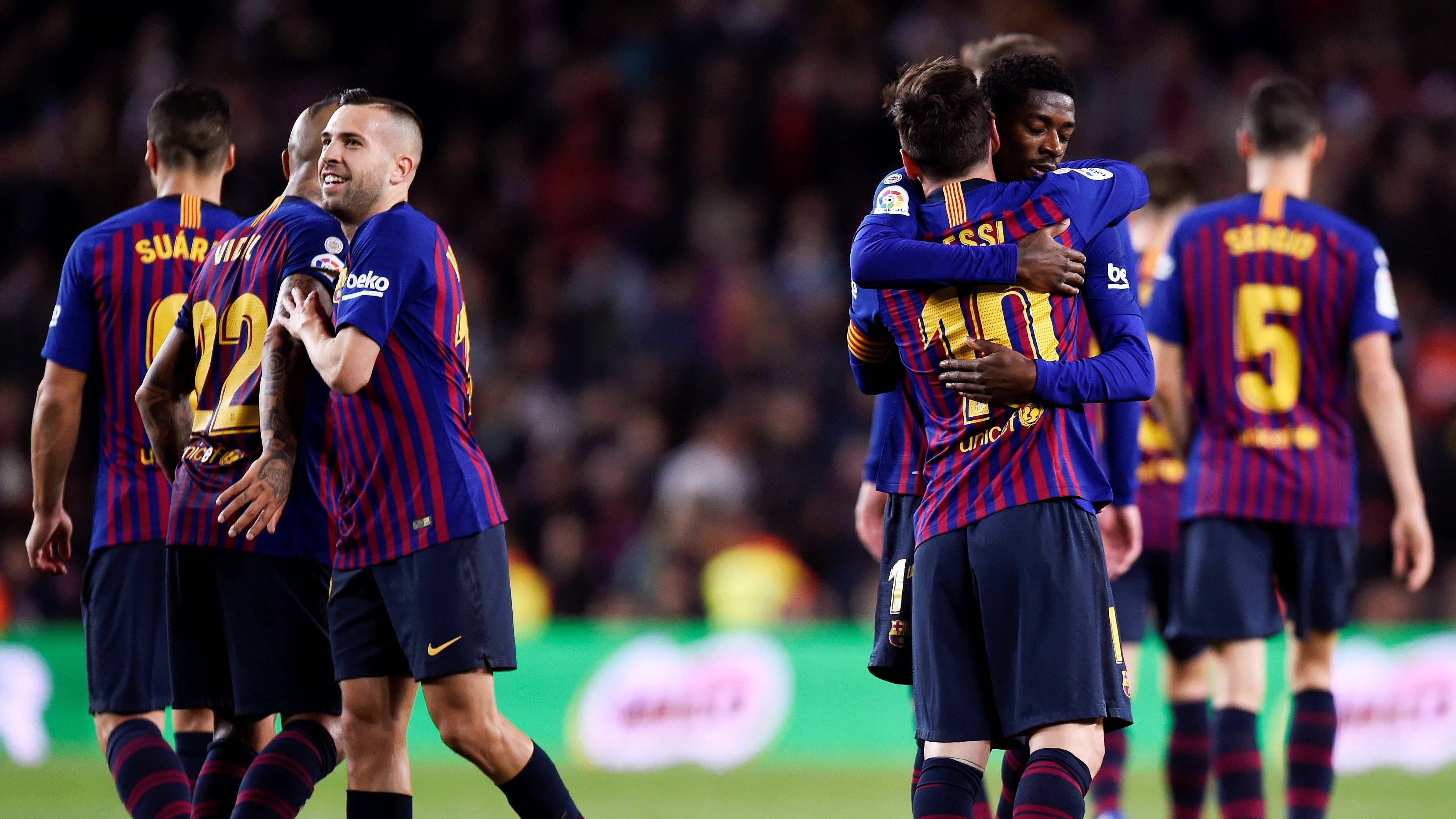 Ousmane Dembele Lionel Messi Barcelona Celta LaLiga 22122018