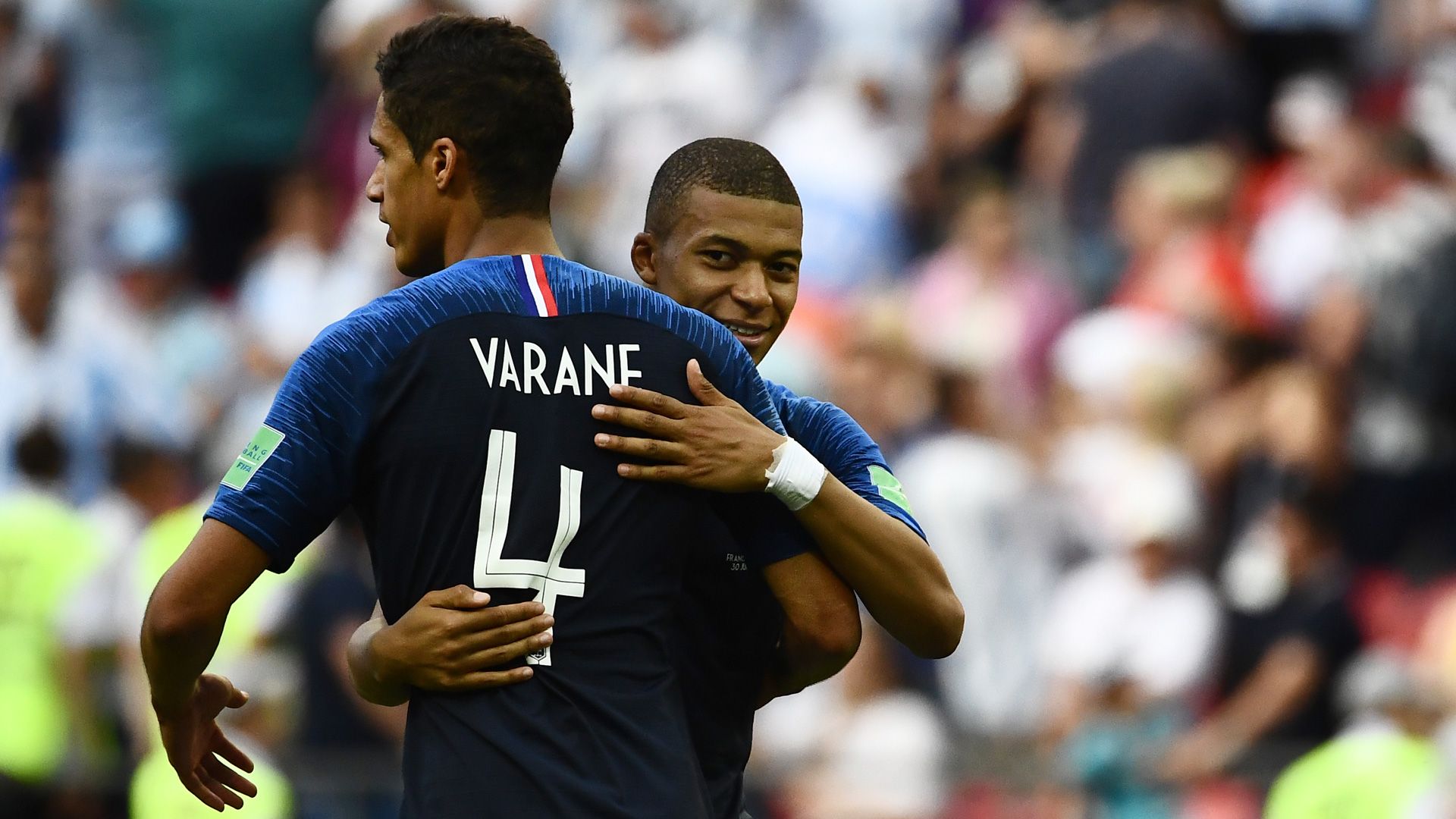 Varane Mbappe Frankreich 30062018