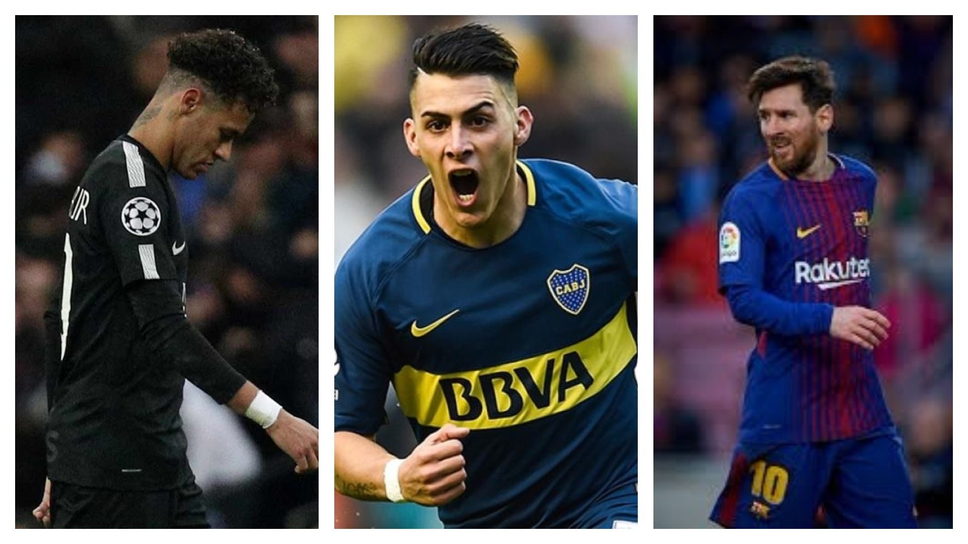 Pavon Neymar Messi Collage