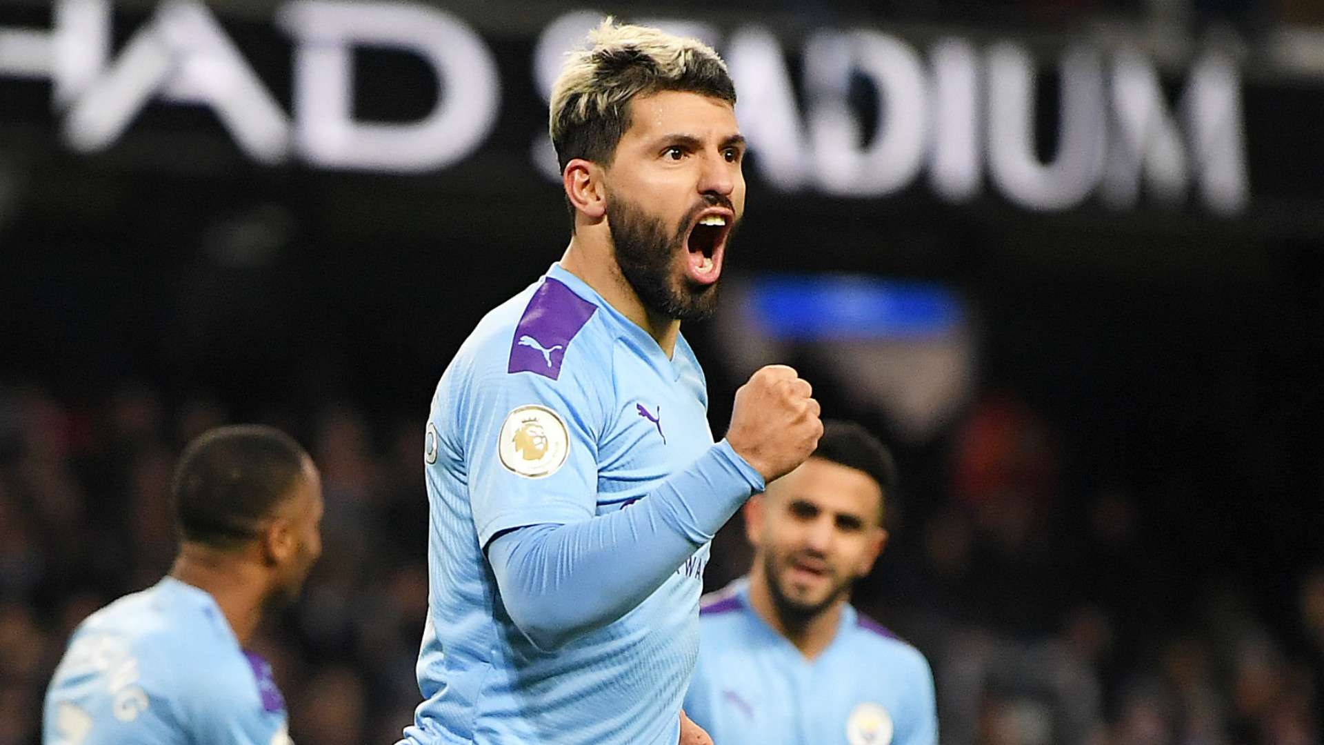 Sergio Aguero Manchester City 2019-20