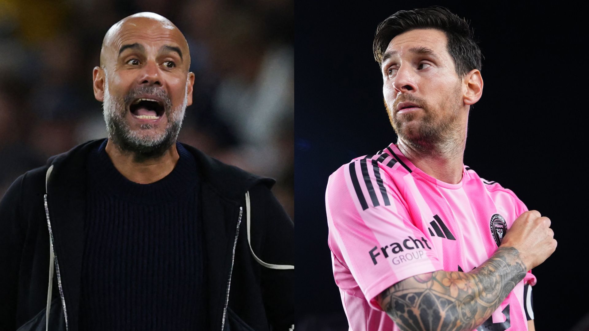 Pep Guardiola Lionel Messi 2025