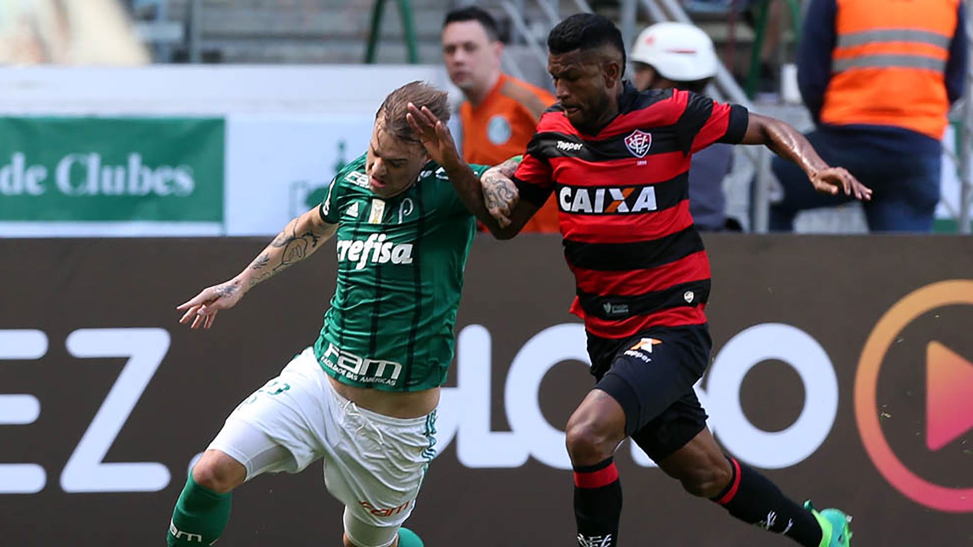 Gefeson Roger Guedes Palmeiras Vitoria Brasileirao Serie A 16072017