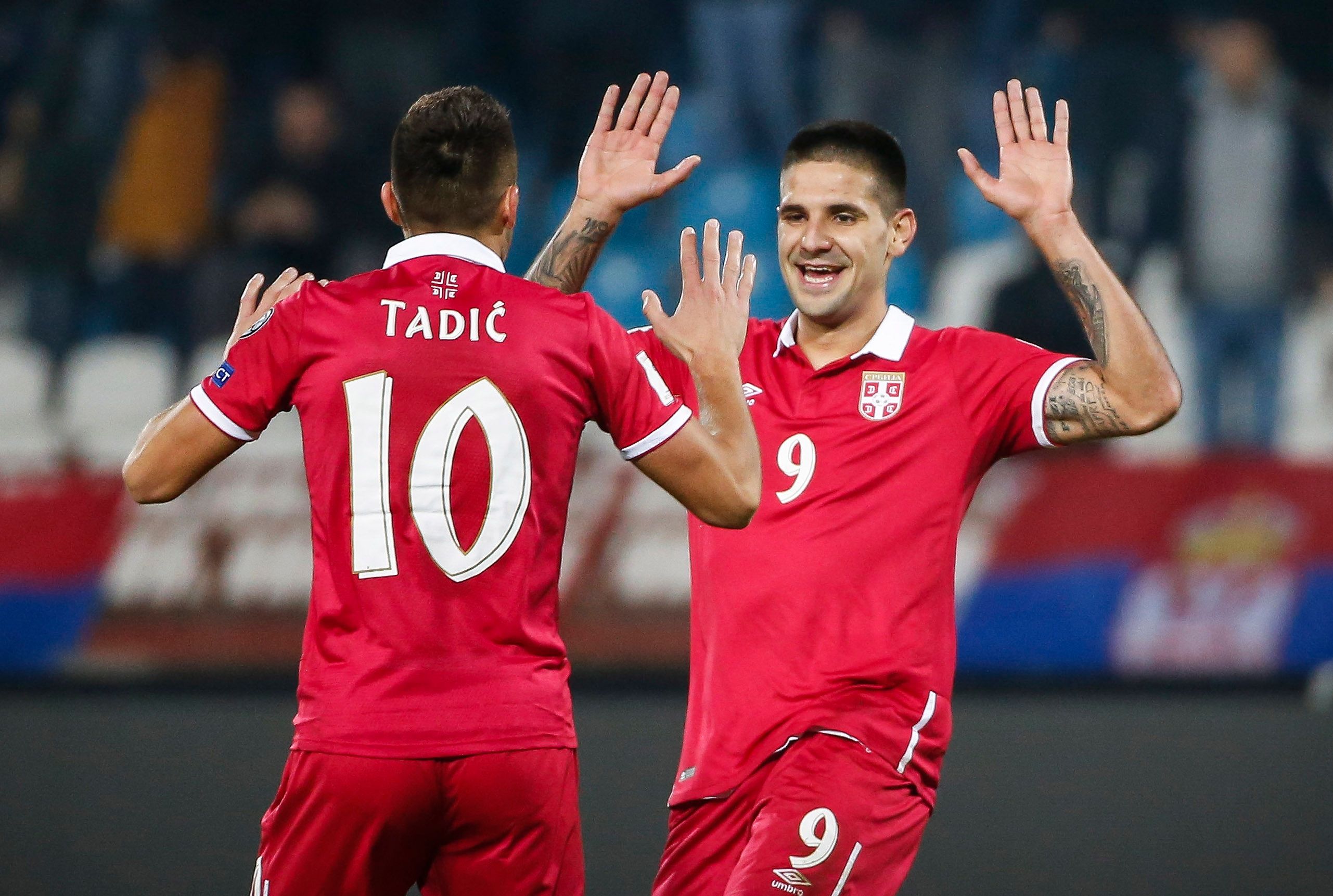 Dusan Tadic, Aleksander Mitrovic, Serbia