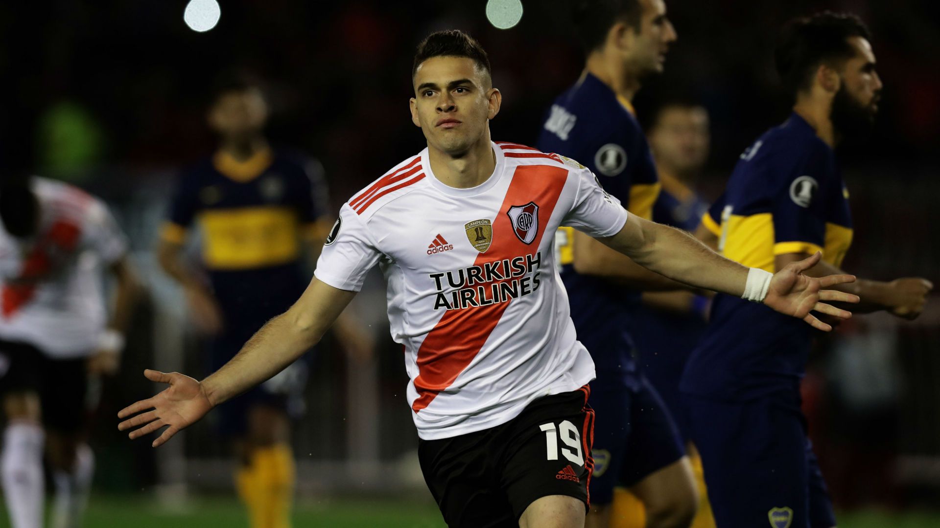 Rafael Santos Borré gol River - Boca Libertadores 01102019