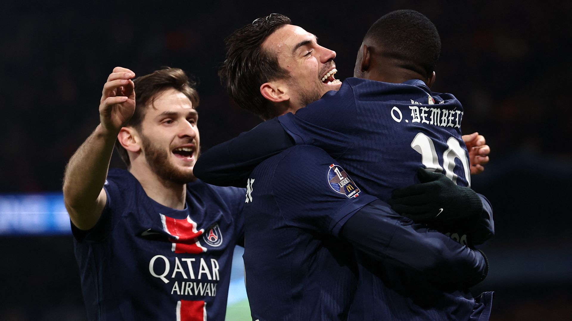 Kvaratskhelia Fabian Ruiz Dembele PSG