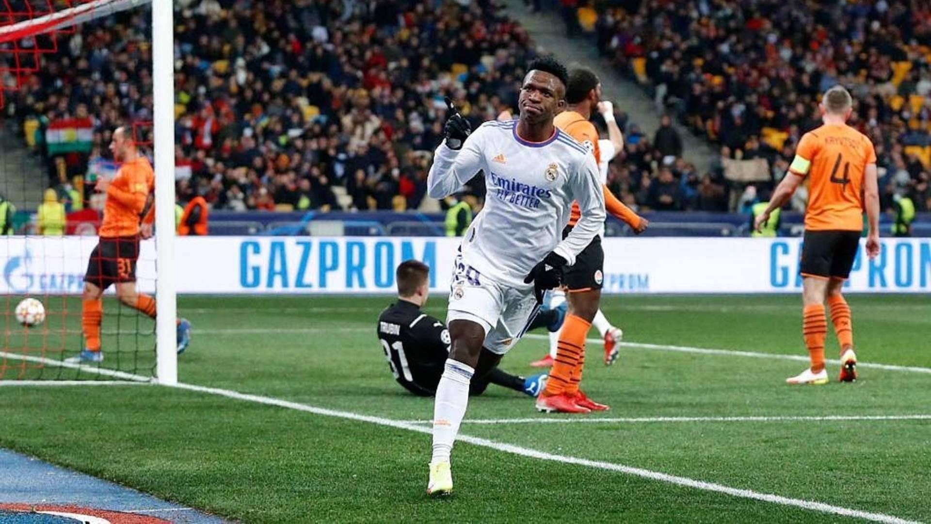 Vinicius Junior Real Madrid Shakhtar Donetsk Champions League