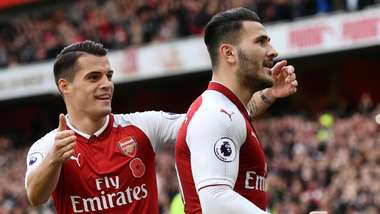 Sead Kolasinac Granit Xhaka Arsenal