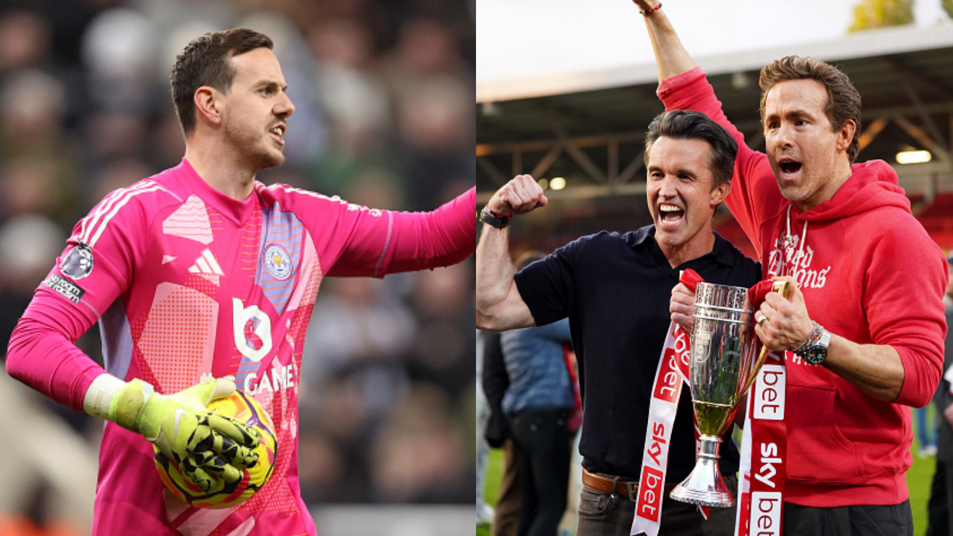 GOAL%20-%20Multiple%20Images%20-%202%20Split%20-%20Facebook%20(49) More Premier League experience for Ryan Reynolds & Rob McElhenney! Wrexham to sign Leicester star on a free transfer as medical pencilled in