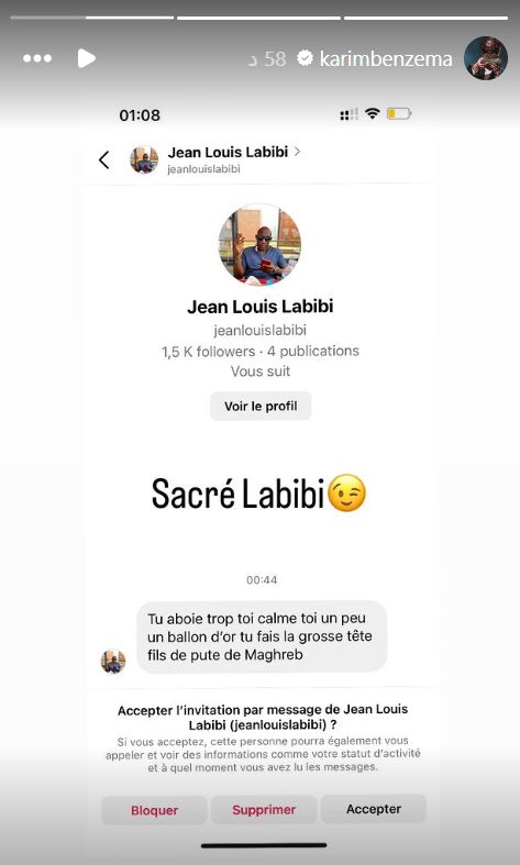 Karim Benzema Instagram