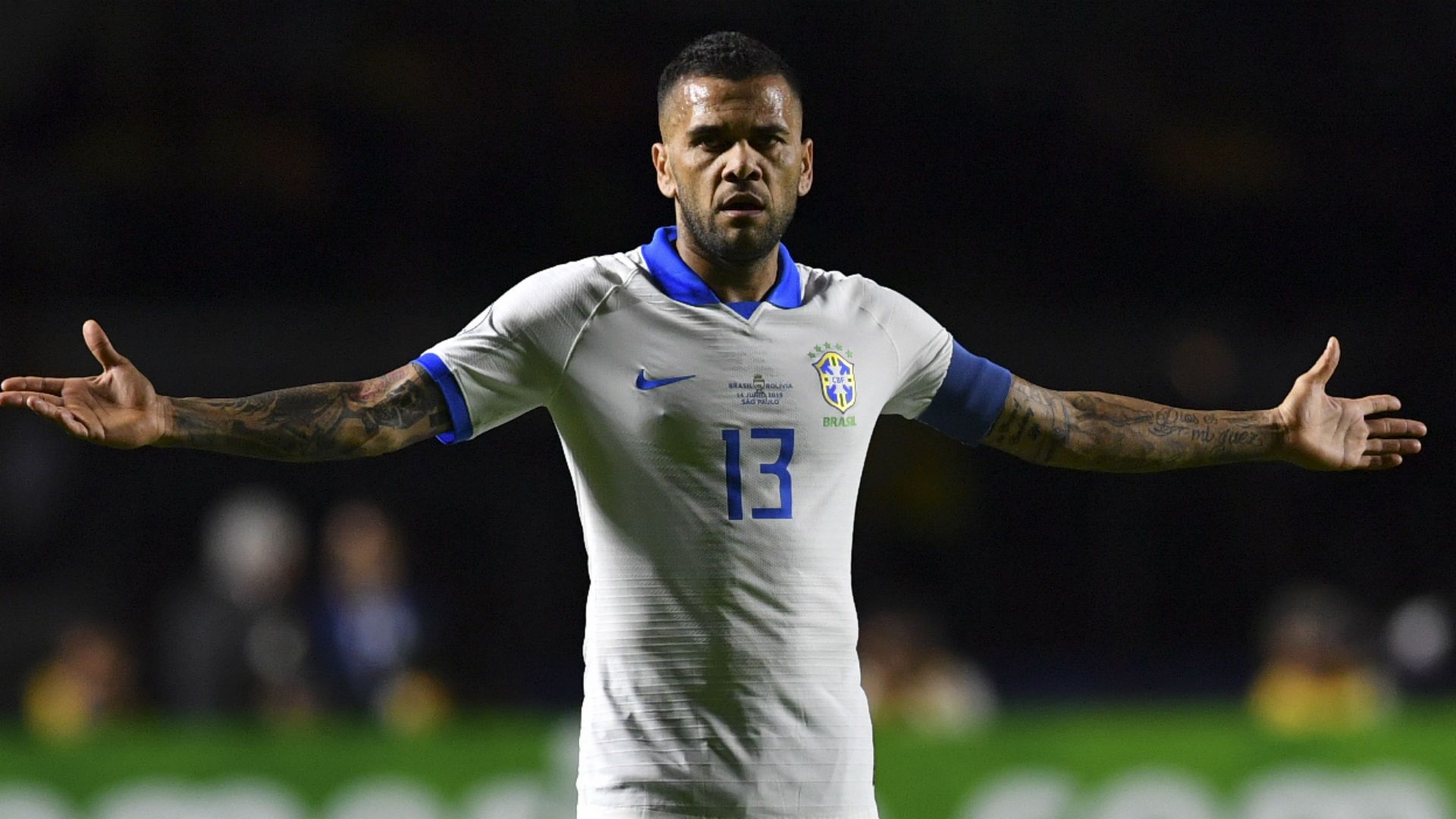 Daniel Alves seleção Brasil Bolívia 14 08 2019