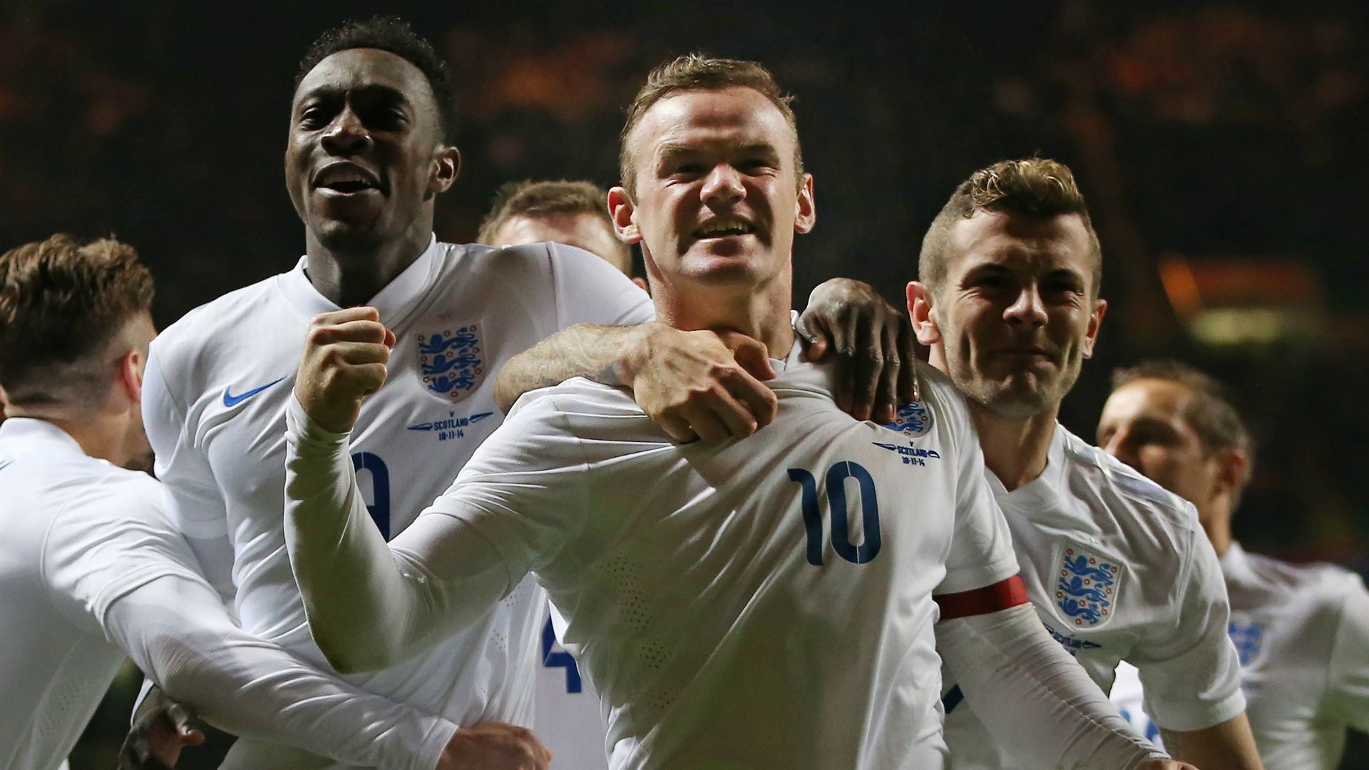 England, Wayne Rooney, Danny Welbeck, Jack Wishere