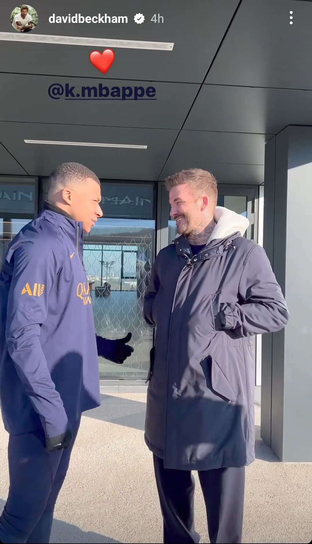 Kylian Mbappe David Beckham