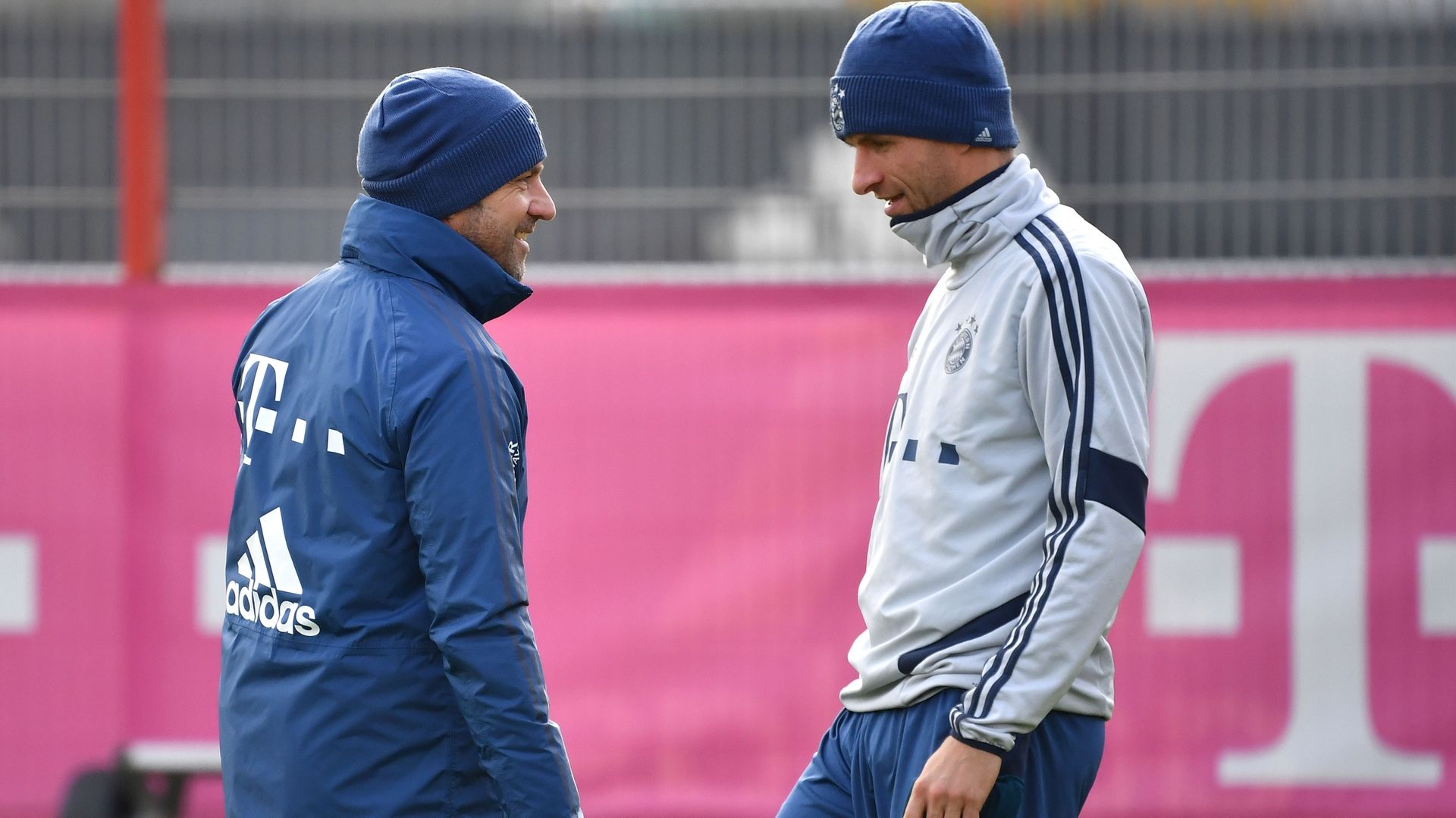 ONLY GERMANY Hansi Flick Thomas Muller Bayern Munchen 2019