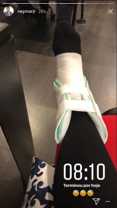 Neymar Blessure Instagram