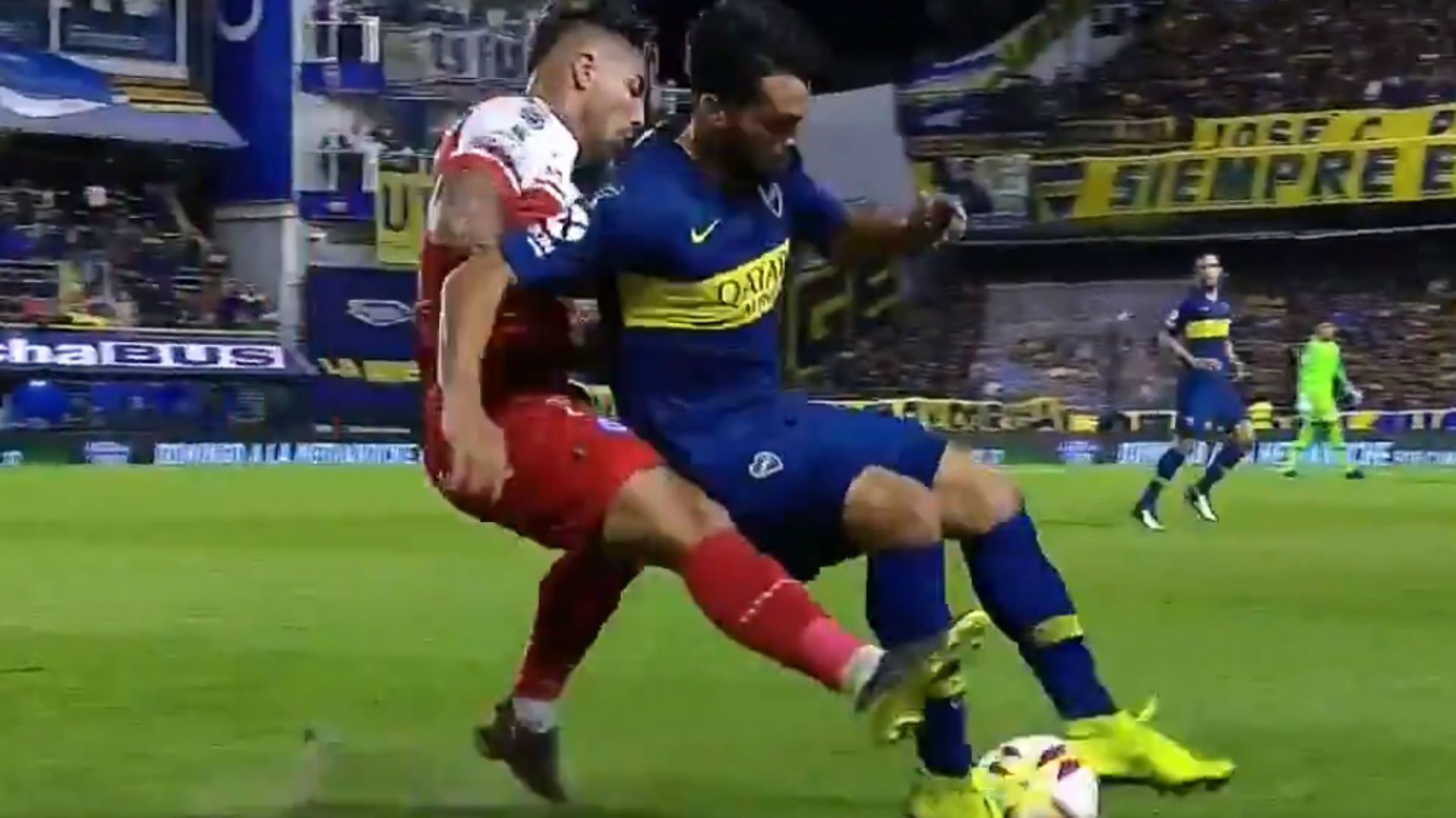 CAPTURA TV Boca Argentinos Caño Mas 26052019
