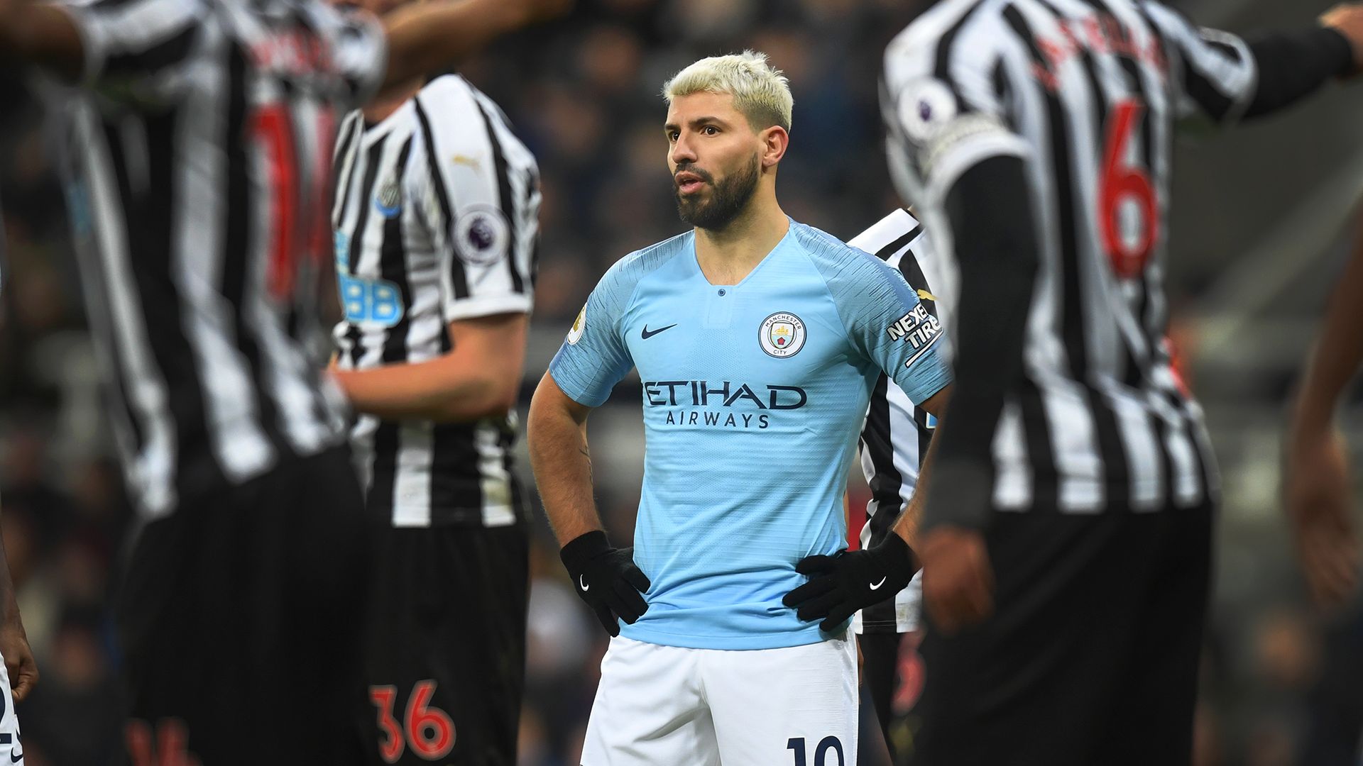 Manchester City Newcastle Sergio Aguero 2018-19