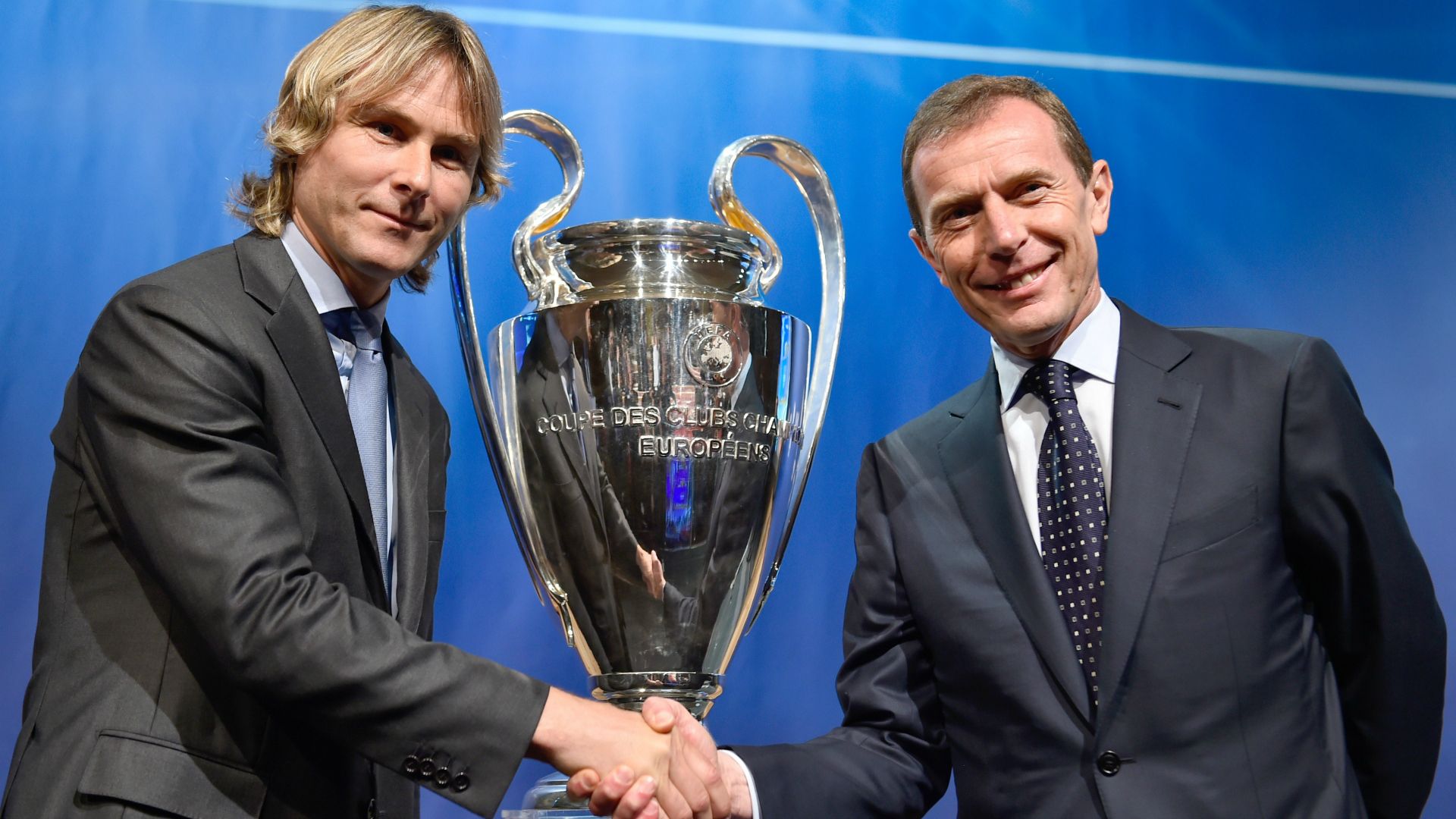 Pavel Nedved Emilio Butragueno Juventus Real Madrid