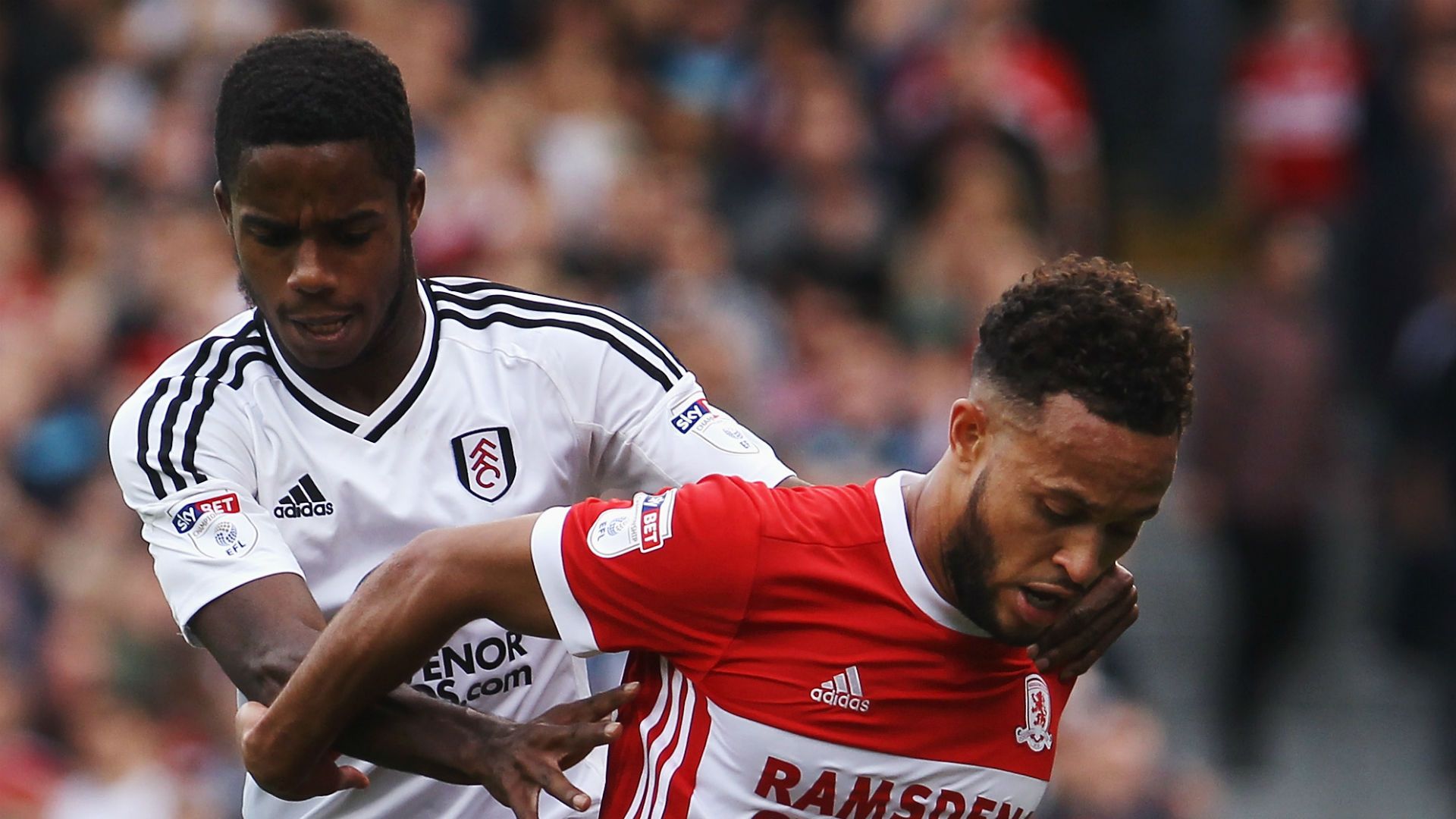 yan Sessegnon Fulham Lewis Baker Middlesbrough 2017