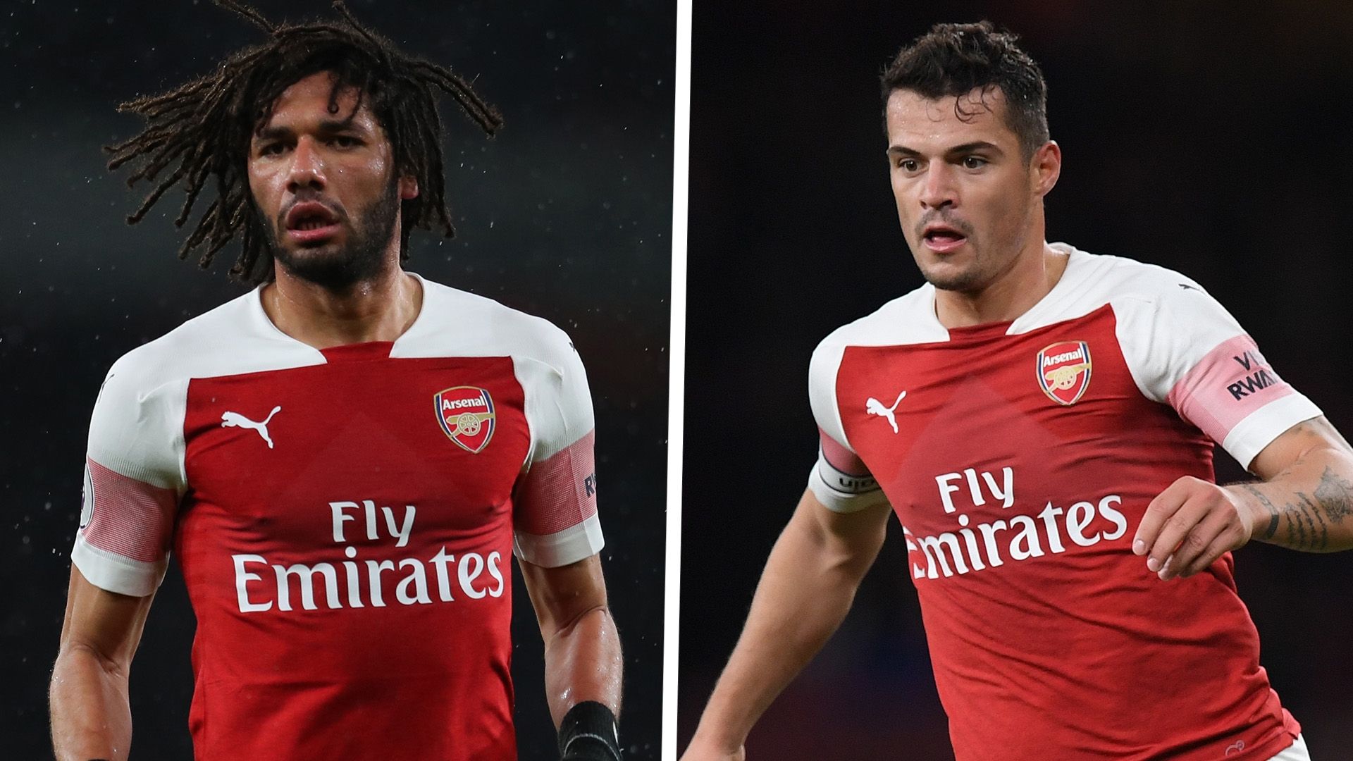 Mohamed Elneny Granit Xhaka Arsenal