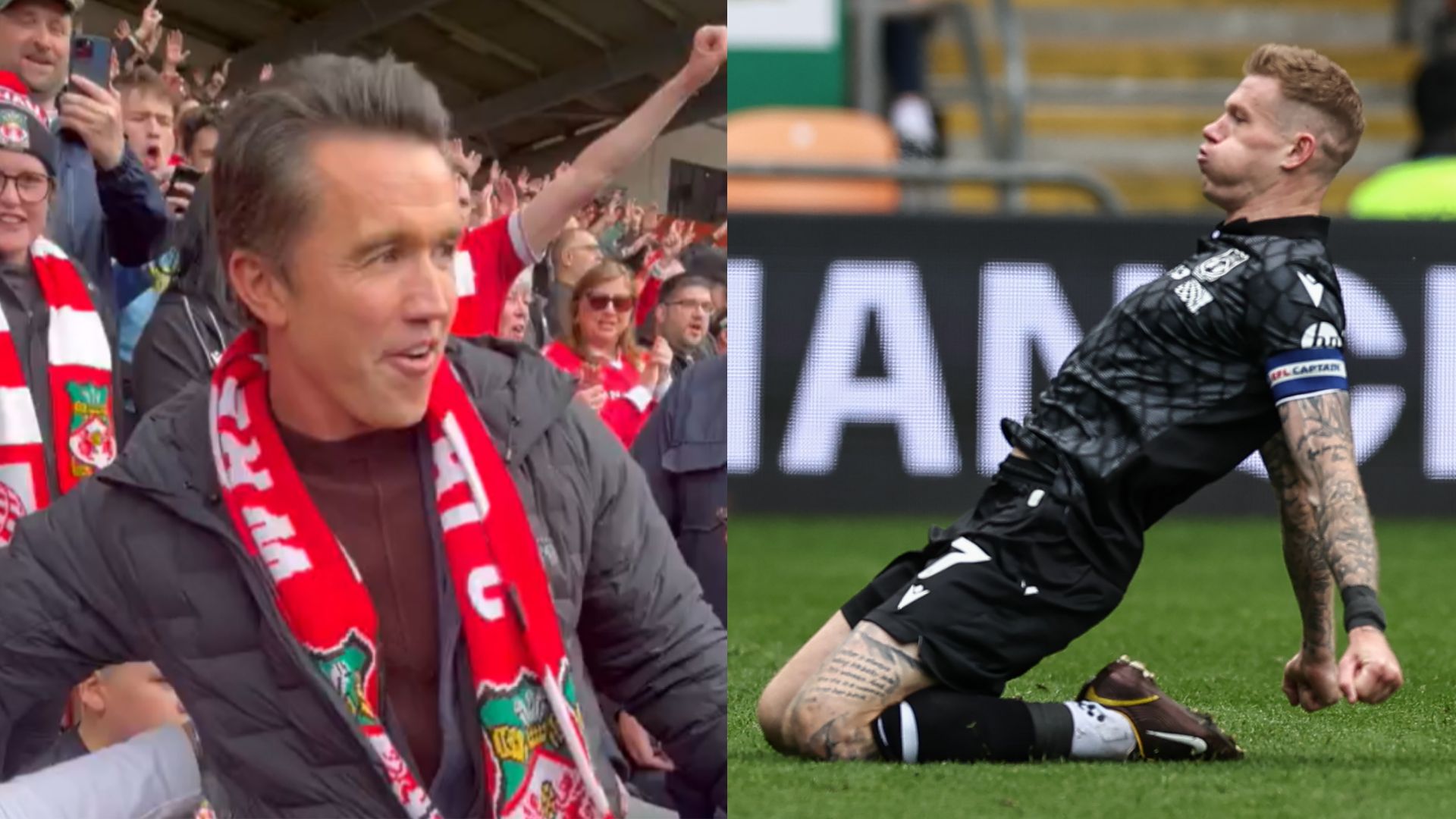 GFX Rob McElhenney James McClean