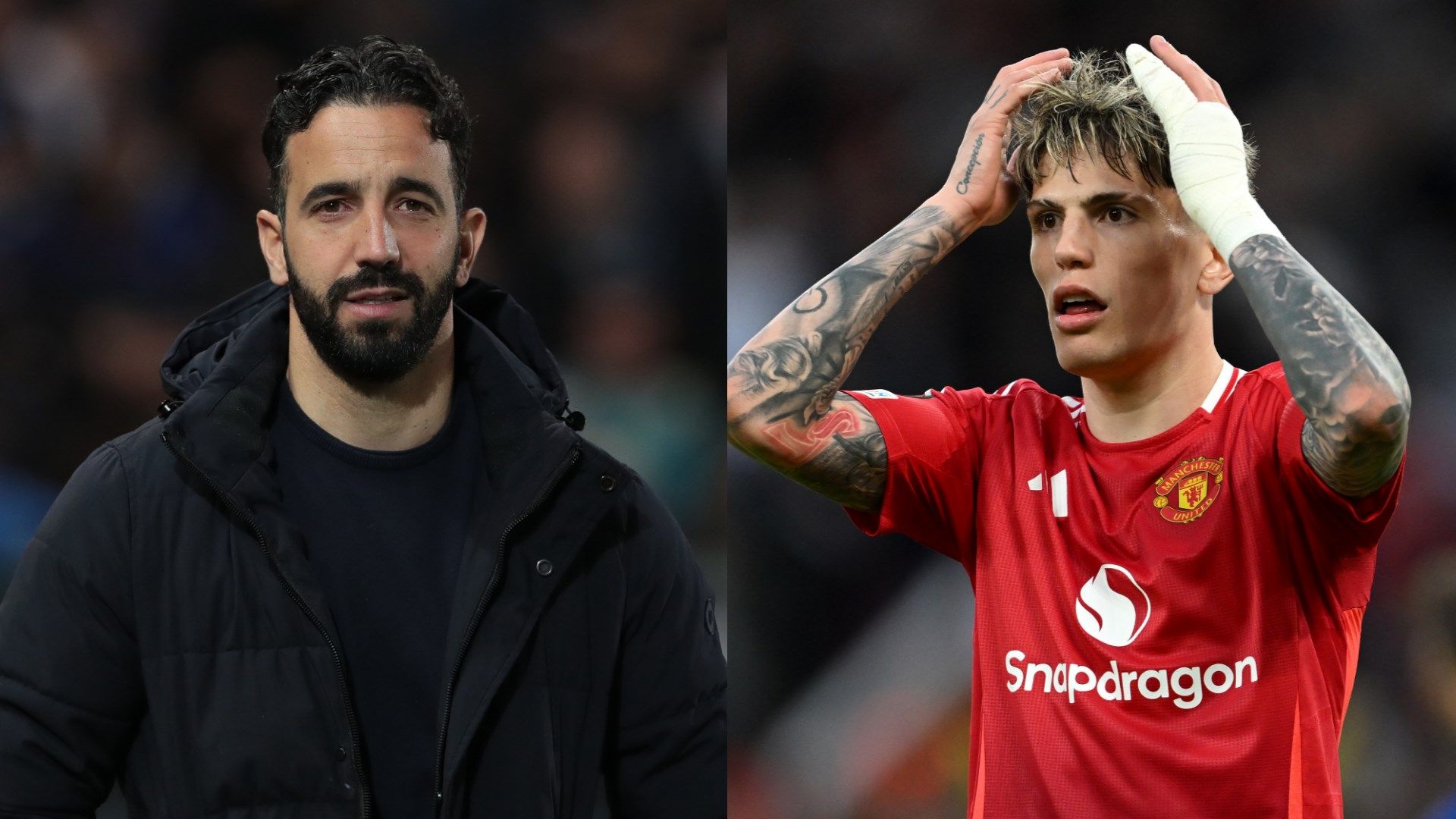 Ruben Amorim Alejandro Garnacho Man Utd