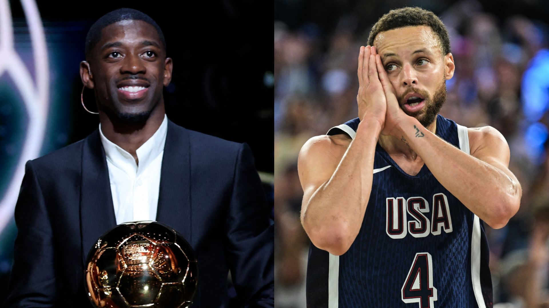 Ousmane Dembele Steph Curry Ballon d'Or