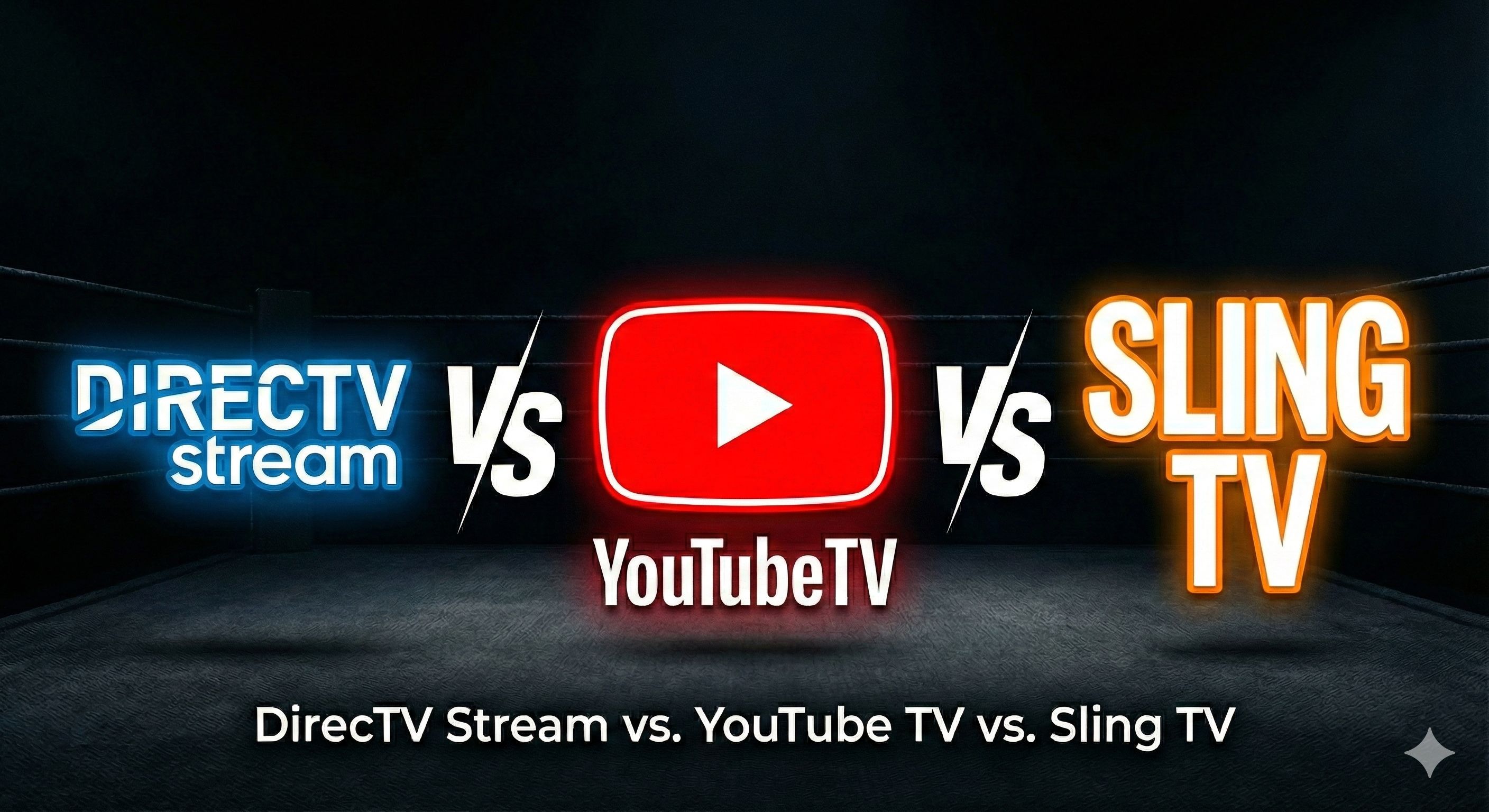 DirecTV Stream vs YouTube TV vs Sling TV