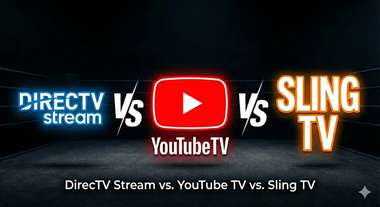 DirecTV Stream vs YouTube TV vs Sling TV