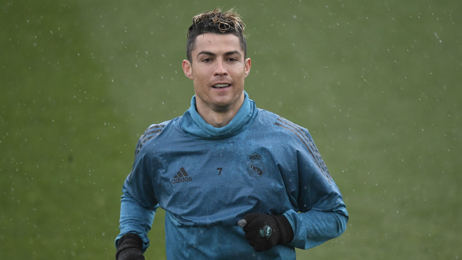 Cristiano Ronaldo Real Madrid Champions League training session