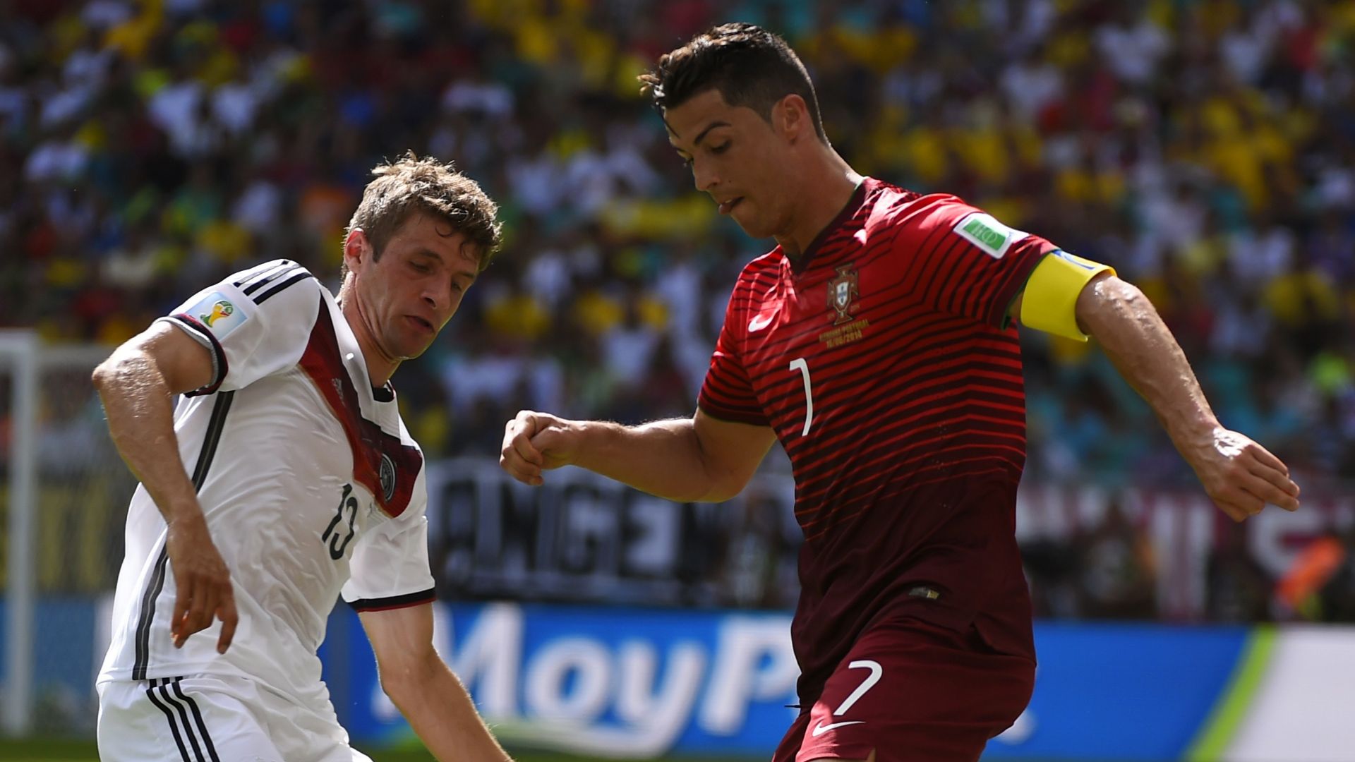 Thomas Muller Cristiano Ronaldo