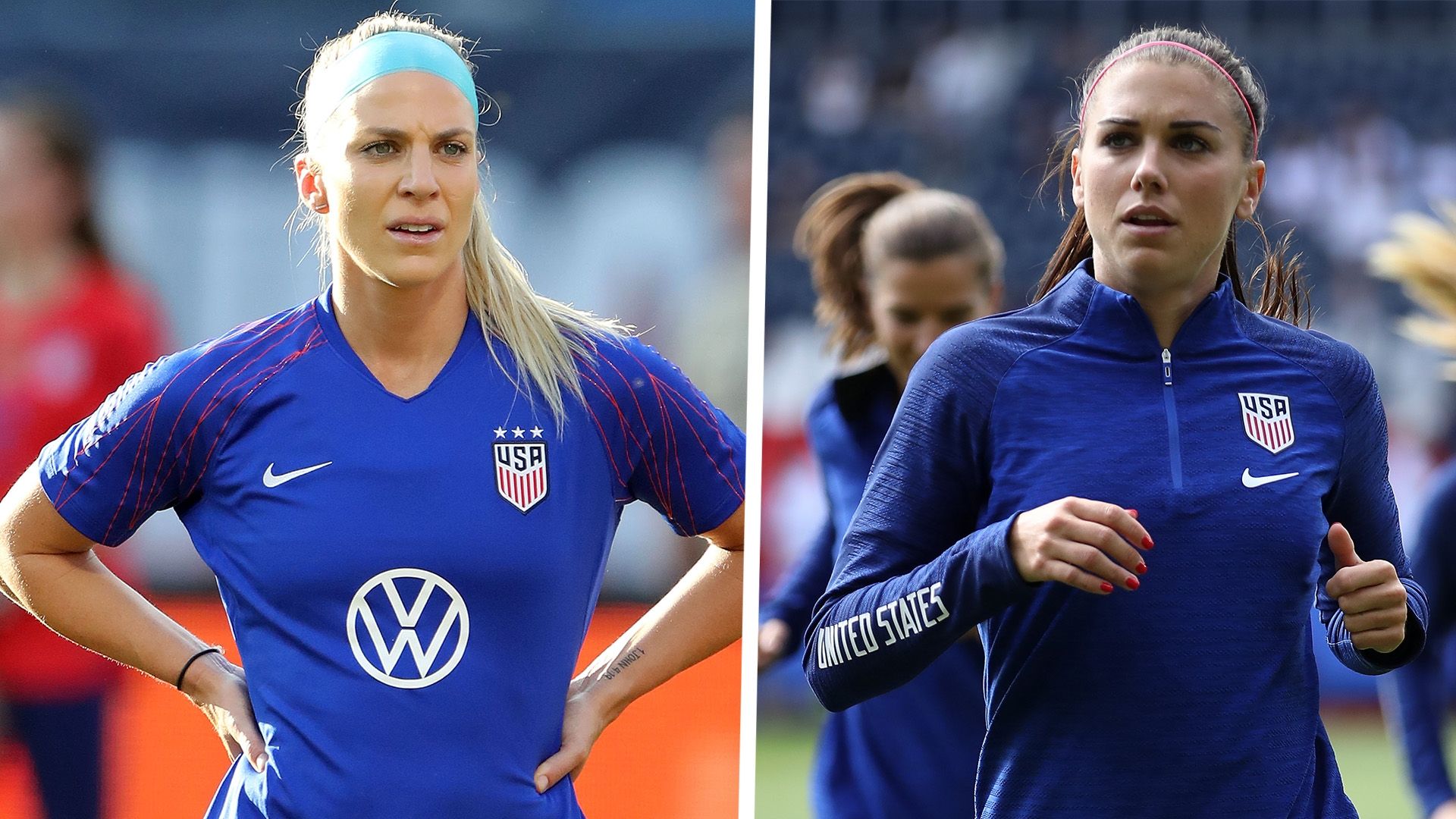 Julie Ertz Alex Morgan USWNT